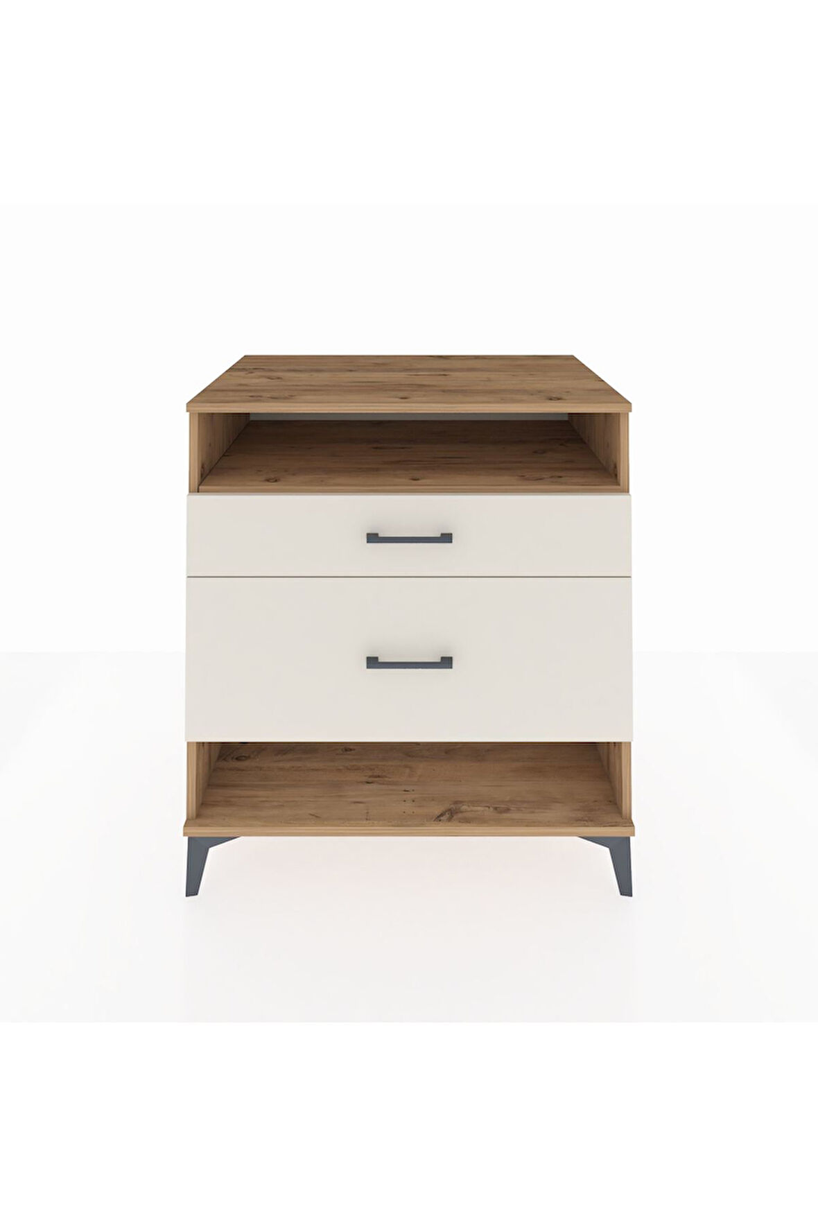 Kronos Şifonyer Tek Raflı 2 Çekmeceli 88x59x96 Çam-Aytaşı