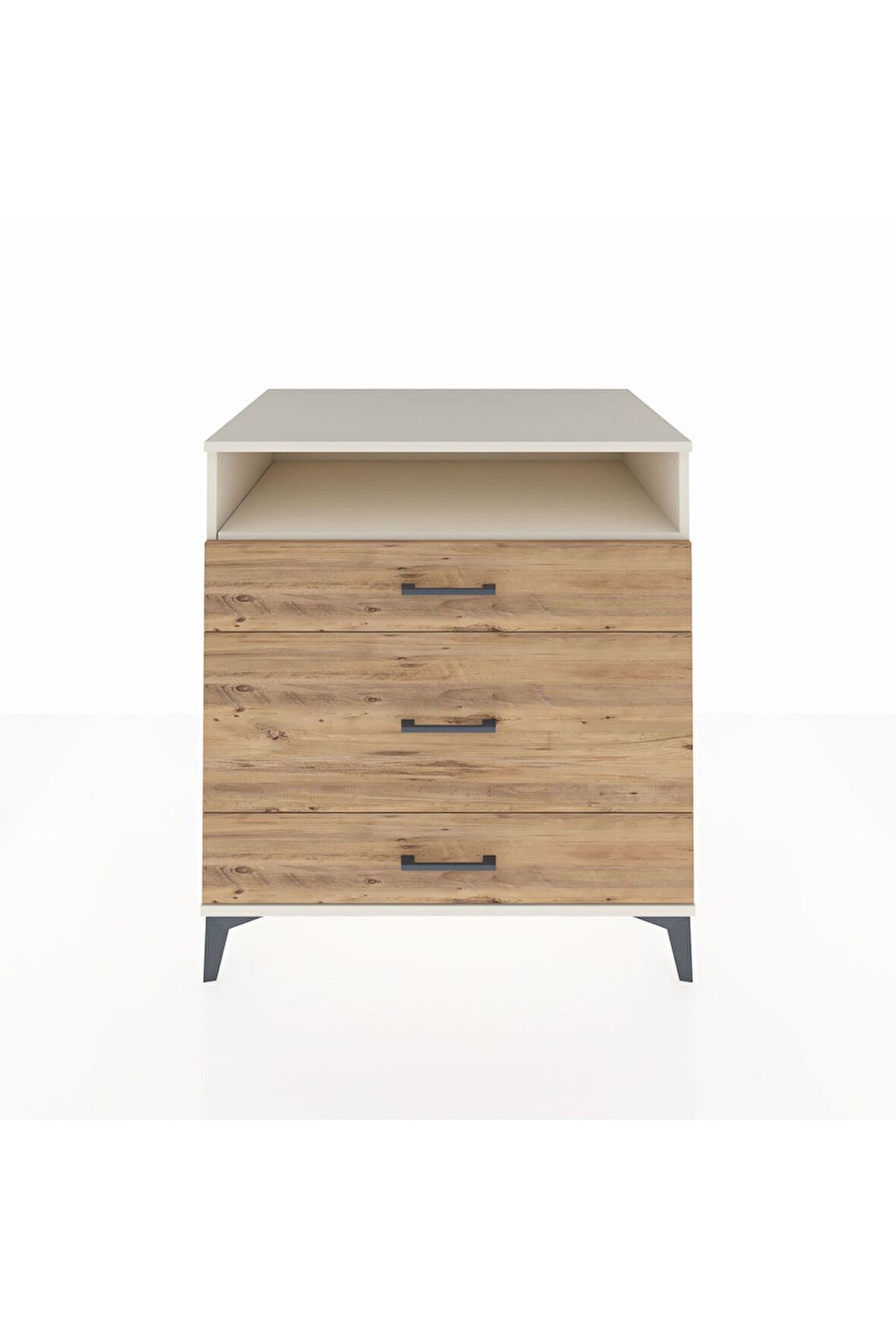 Kronos Şifonyer Tek Raflı 3 Çekmeceli 88x59x96 Aytaşı-Çam