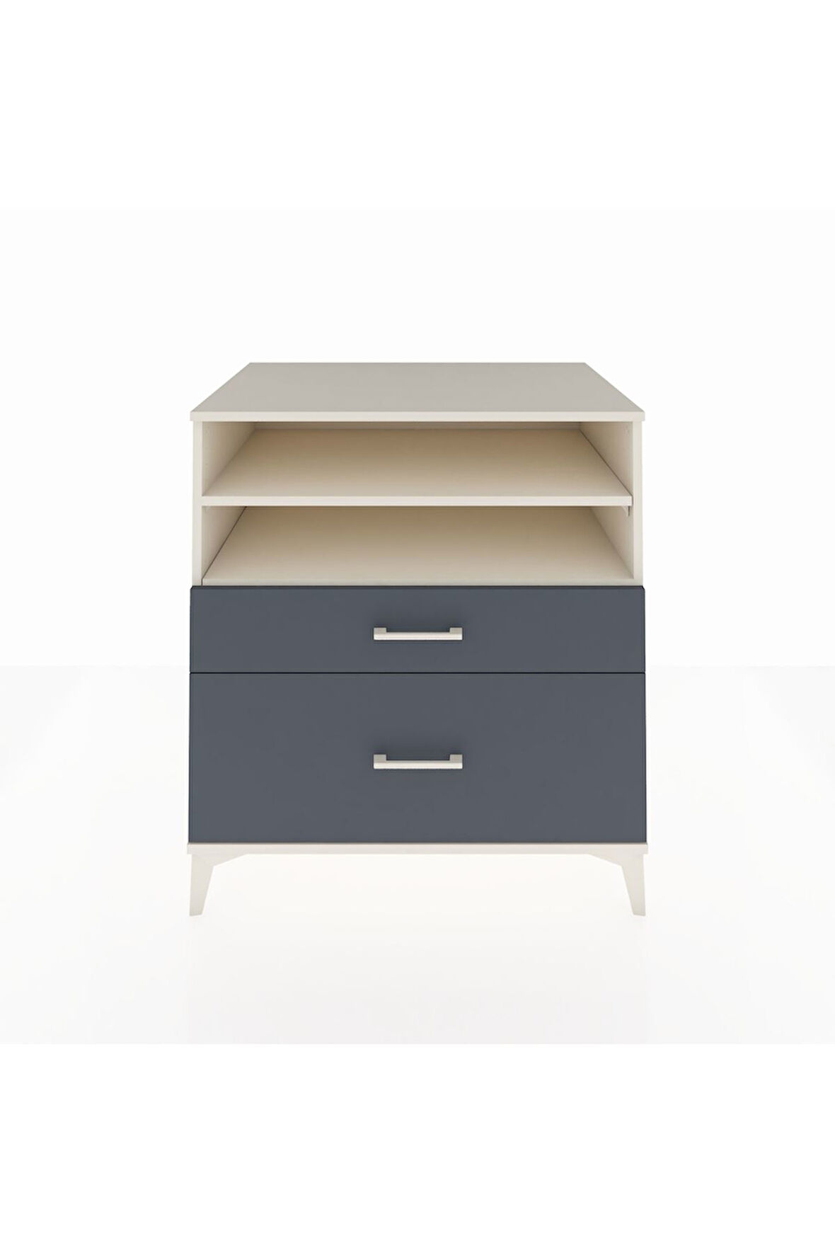 Kronos Şifonyer 2 Raflı 2 Çekmeceli 88x59x96 Aytaşı-Antrasit