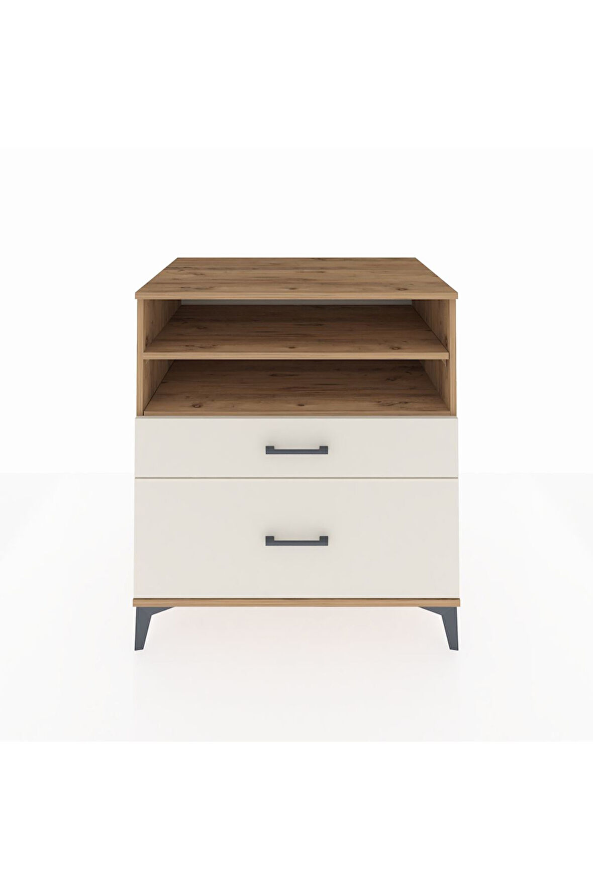 Kronos Şifonyer 2 Raflı 2 Çekmeceli 88x59x96 Çam-Aytaşı