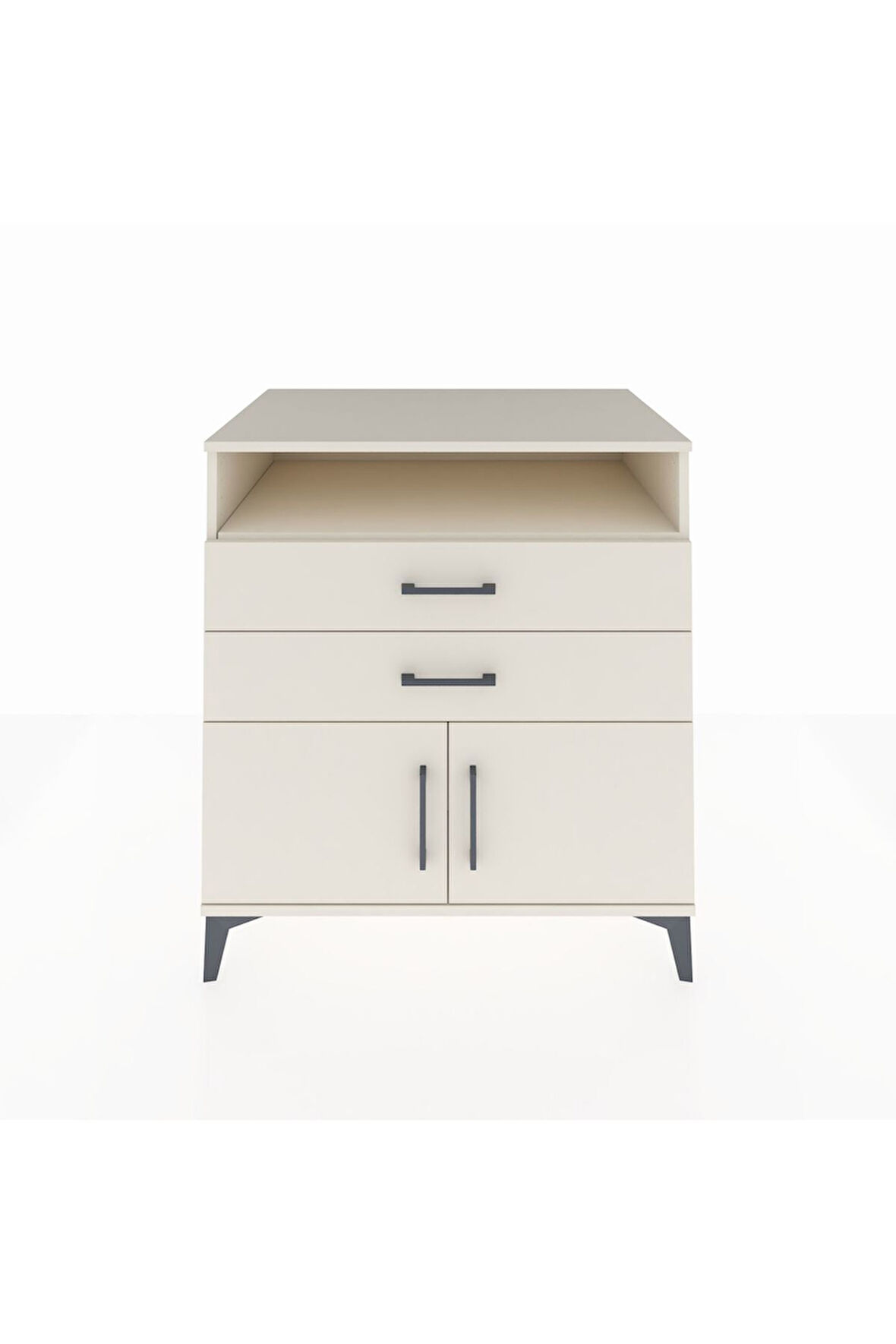 Kronos Şifonyer 2 Raflı 2 Çekmeceli 2 Kapaklı 88x59x96 Aytaşı-Aytaşı