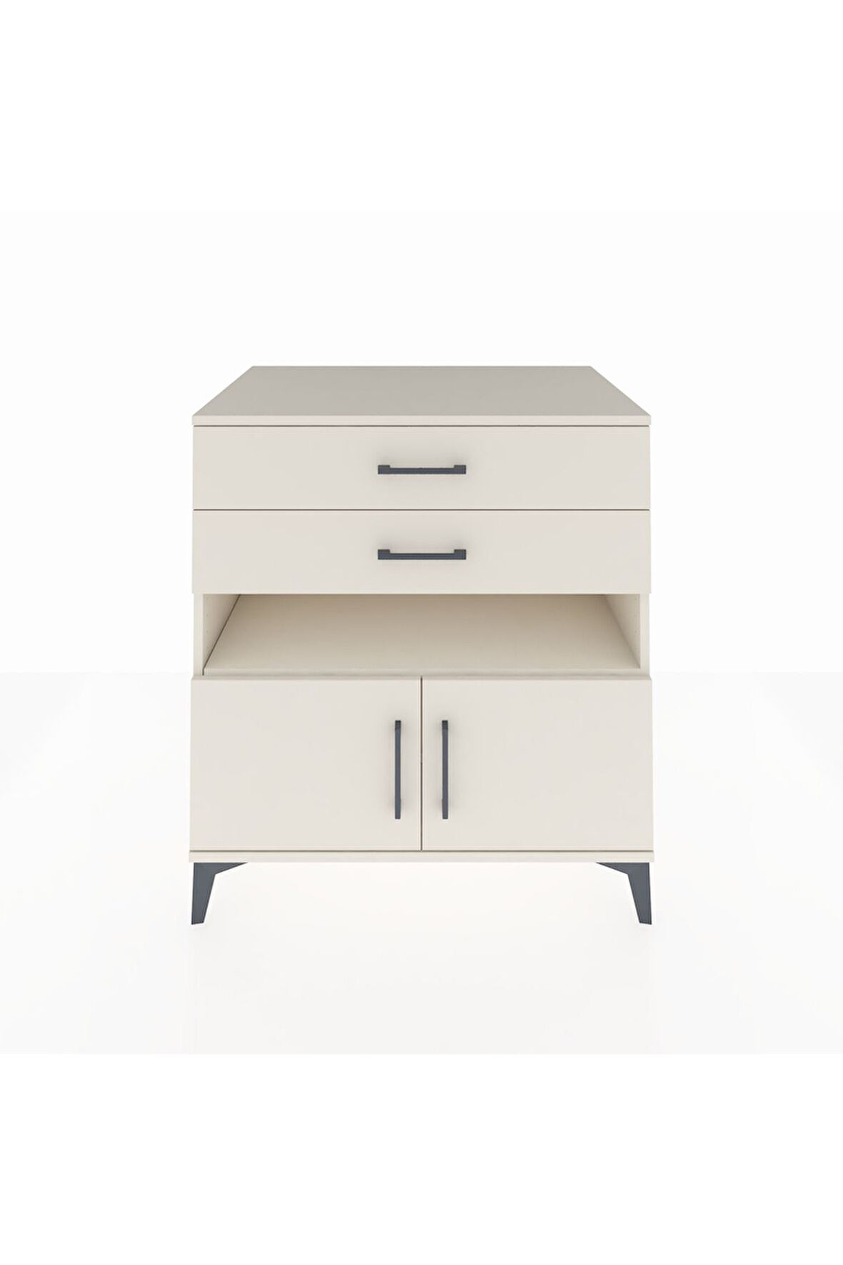 Kronos Şifonyer 2 Raflı 2 Çekmeceli 2 Kapaklı 88x59x96 Aytaşı-Aytaşı