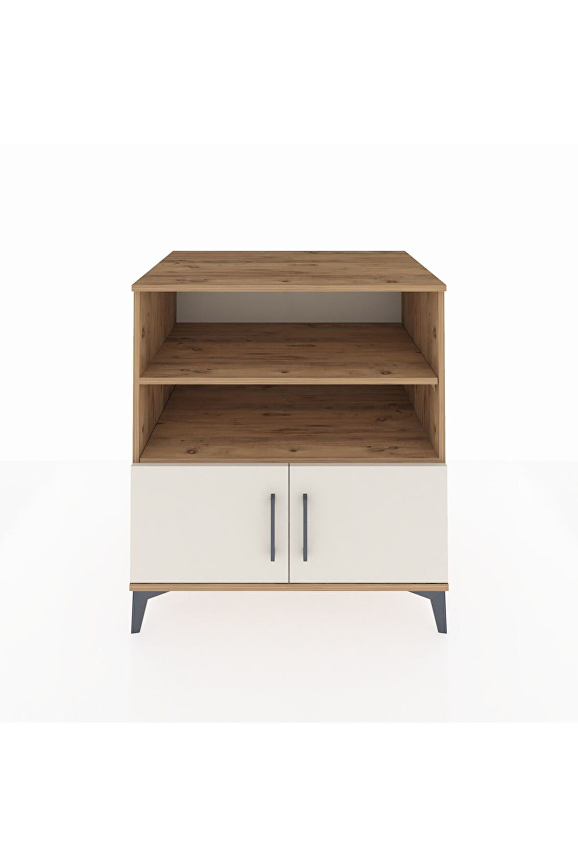 Kronos Şifonyer 3 Raflı 2 Kapaklı 88x59x96 Çam-Aytaşı