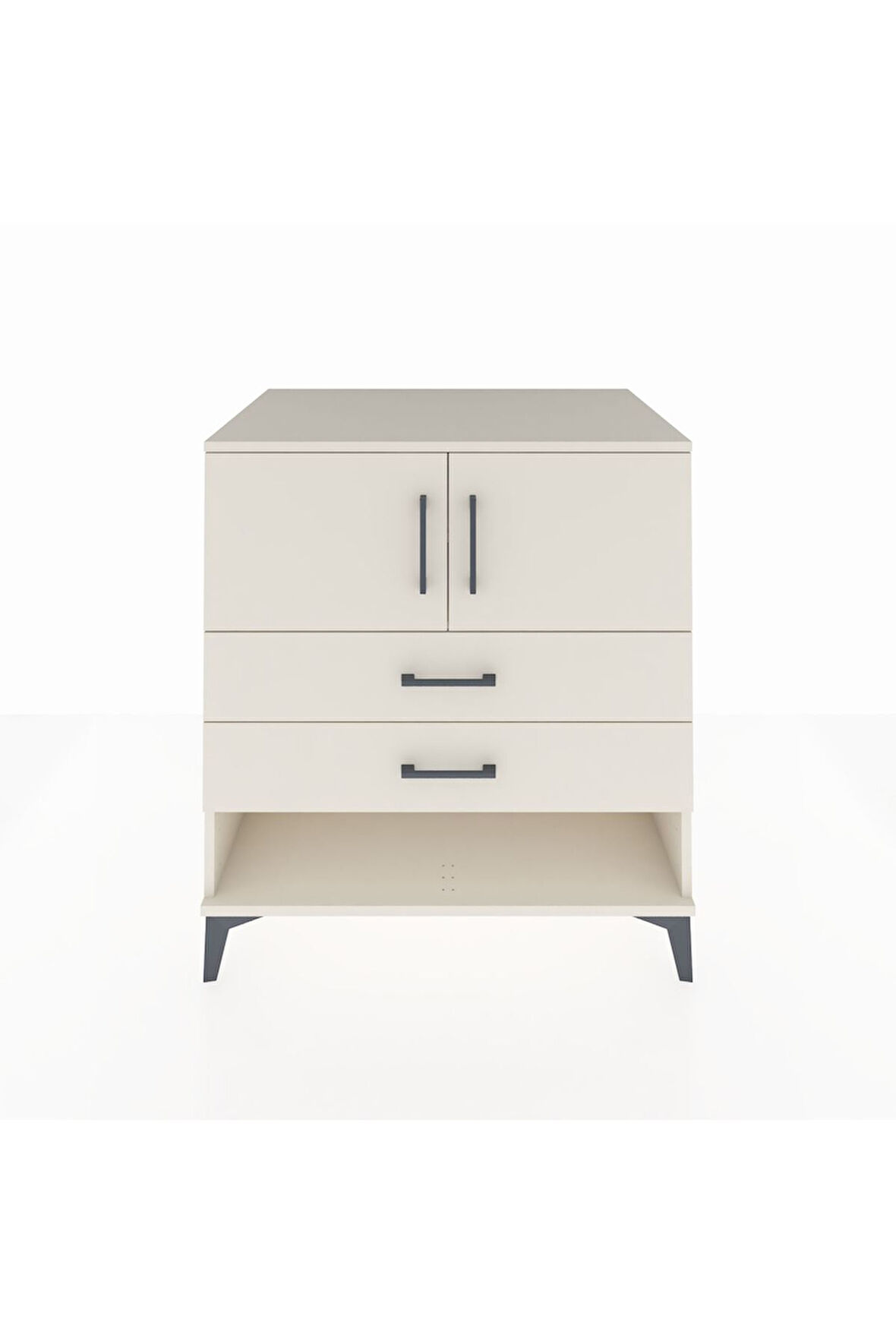 Kronos Şifonyer 2 Raflı 2 Çekmeceli 2 Kapaklı 88x59x96 Aytaşı-Aytaşı