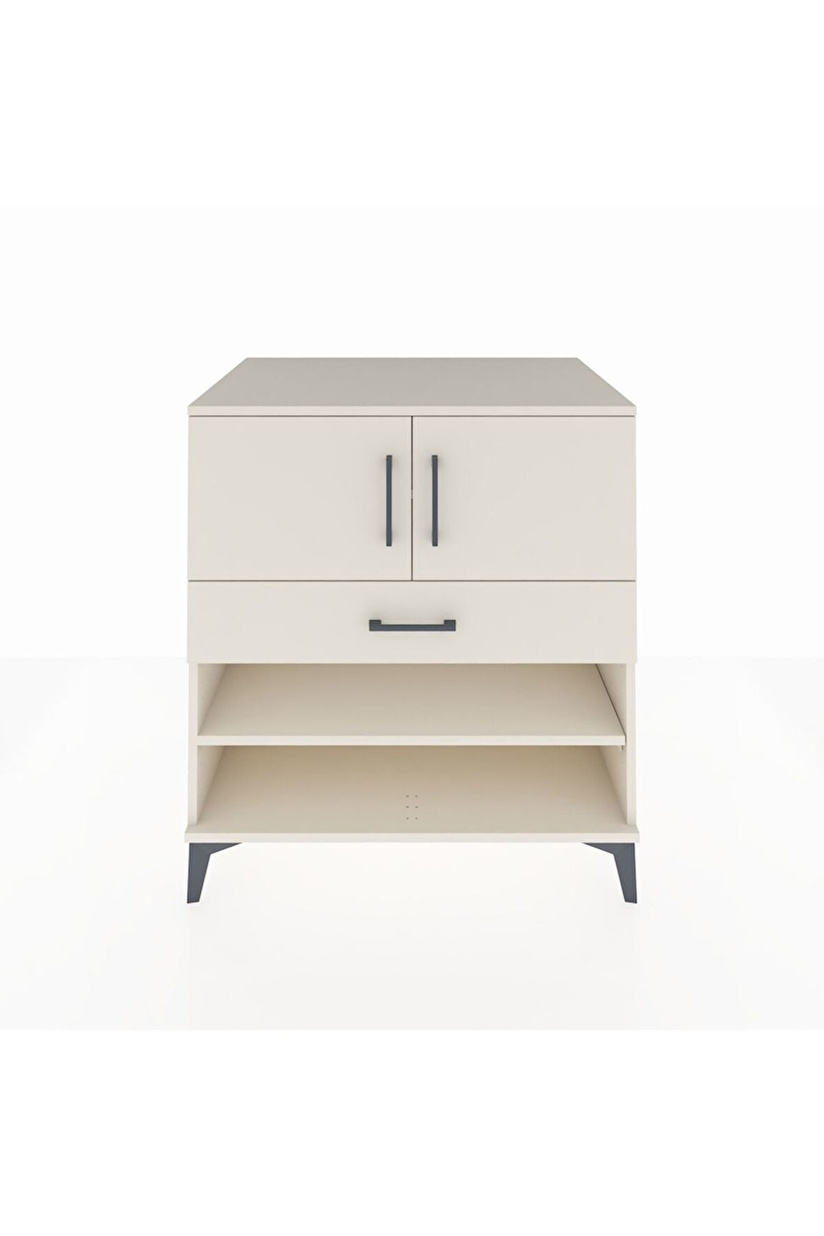 Kronos Şifonyer 3 Raflı Tek Çekmeceli 2 Kapaklı 88x59x96 Aytaşı-Aytaşı