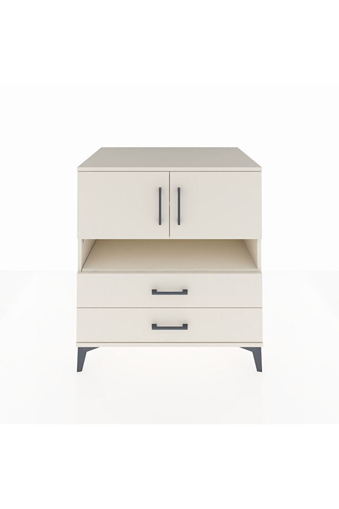 Kronos Şifonyer 3 Raflı 2 Çekmeceli 2 Kapaklı 88x59x96 Aytaşı-Aytaşı