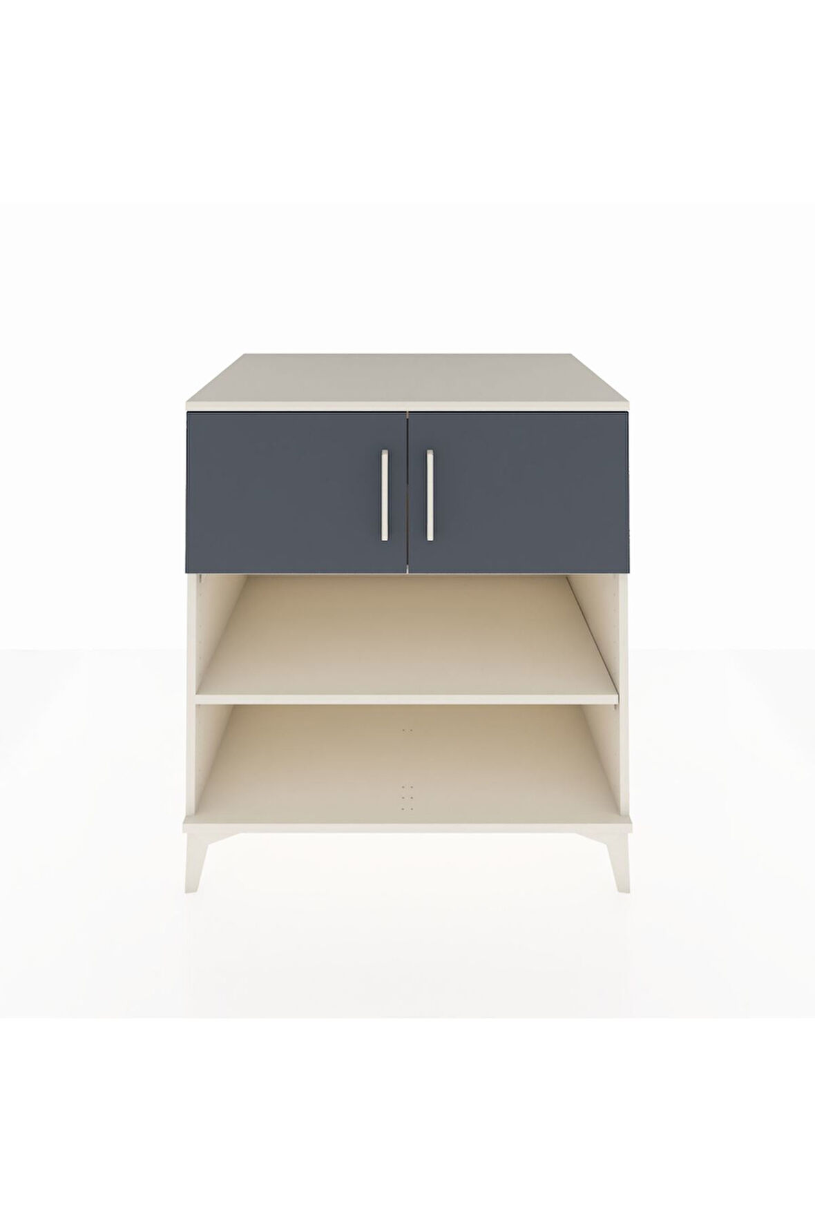 Kronos Şifonyer 3 Raflı 2 Kapaklı 88x59x96 Aytaşı-Antrasit