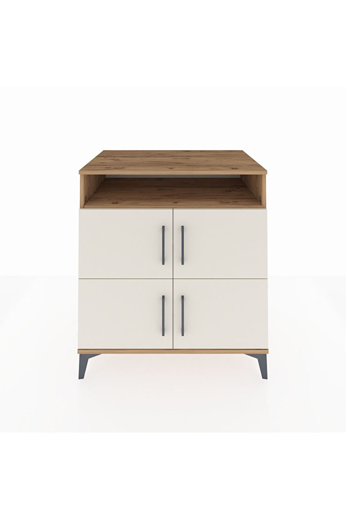 Kronos Şifonyer 4 Raflı 4 Kapaklı 88x59x96 Çam-Aytaşı