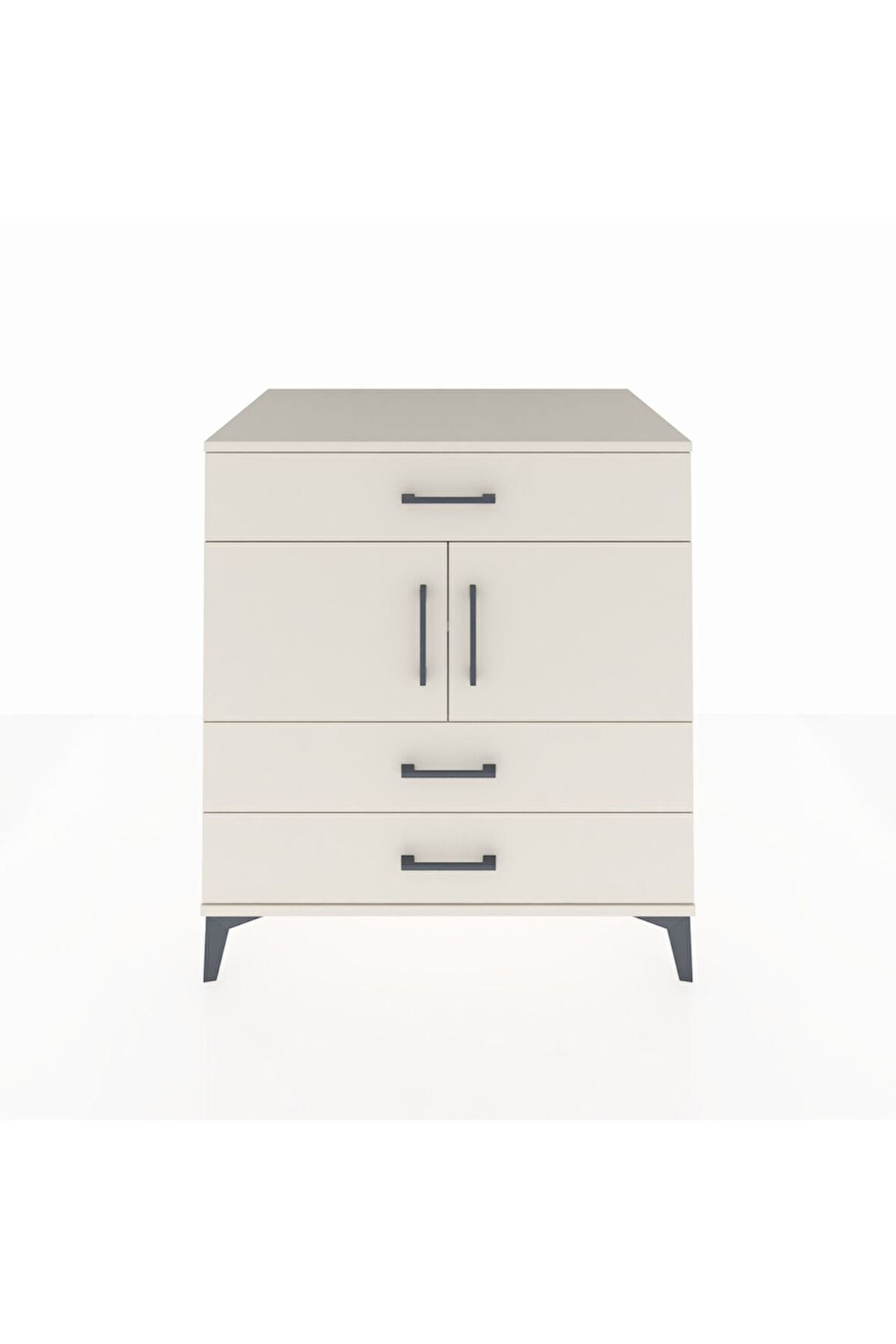 Kronos Şifonyer 2 Raflı 3 Çekmeceli 2 Kapaklı 88x59x96 Aytaşı-Aytaşı