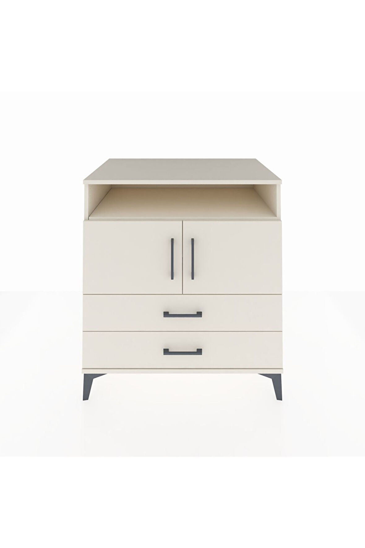 Kronos Şifonyer 3 Raflı 2 Çekmeceli 2 Kapaklı 88x59x96 Aytaşı-Aytaşı