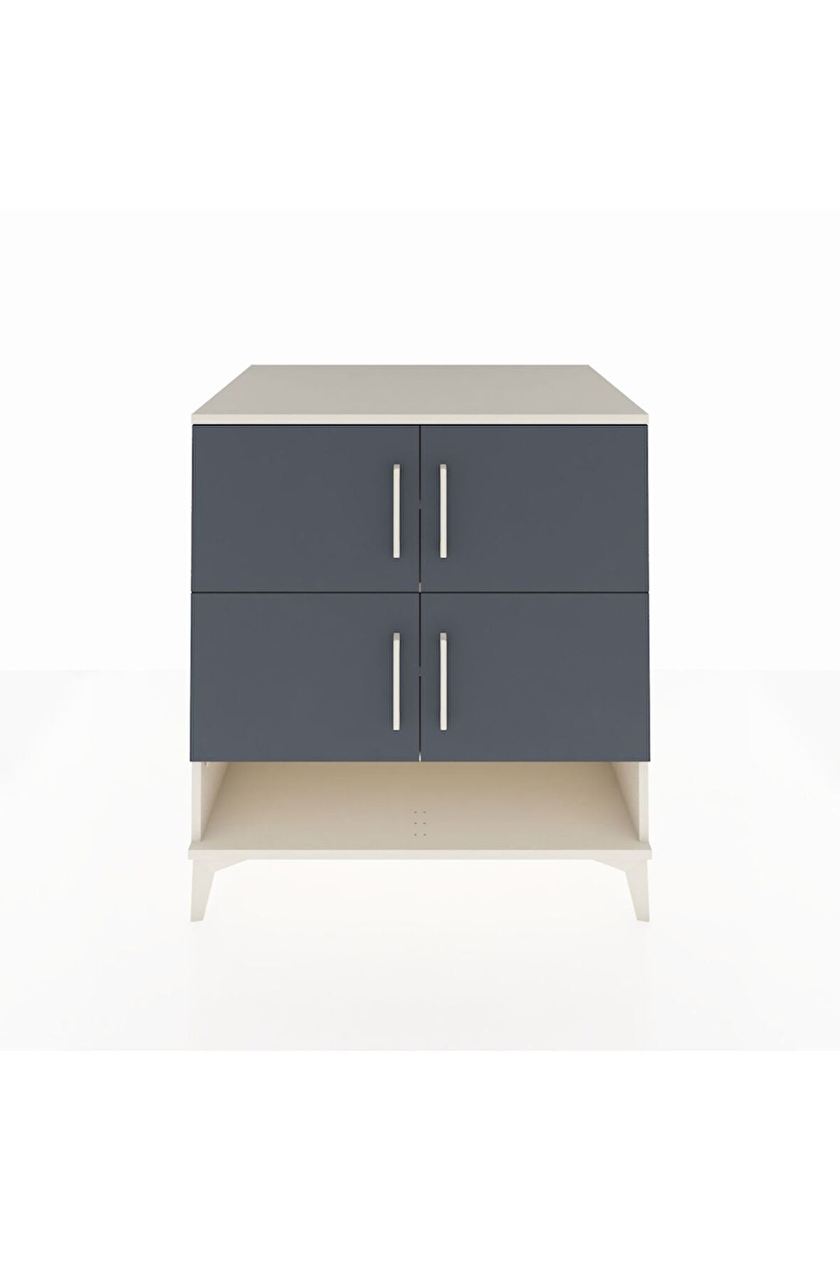 Kronos Şifonyer 4 Raflı 4 Kapaklı 88x59x96 Aytaşı-Antrasit