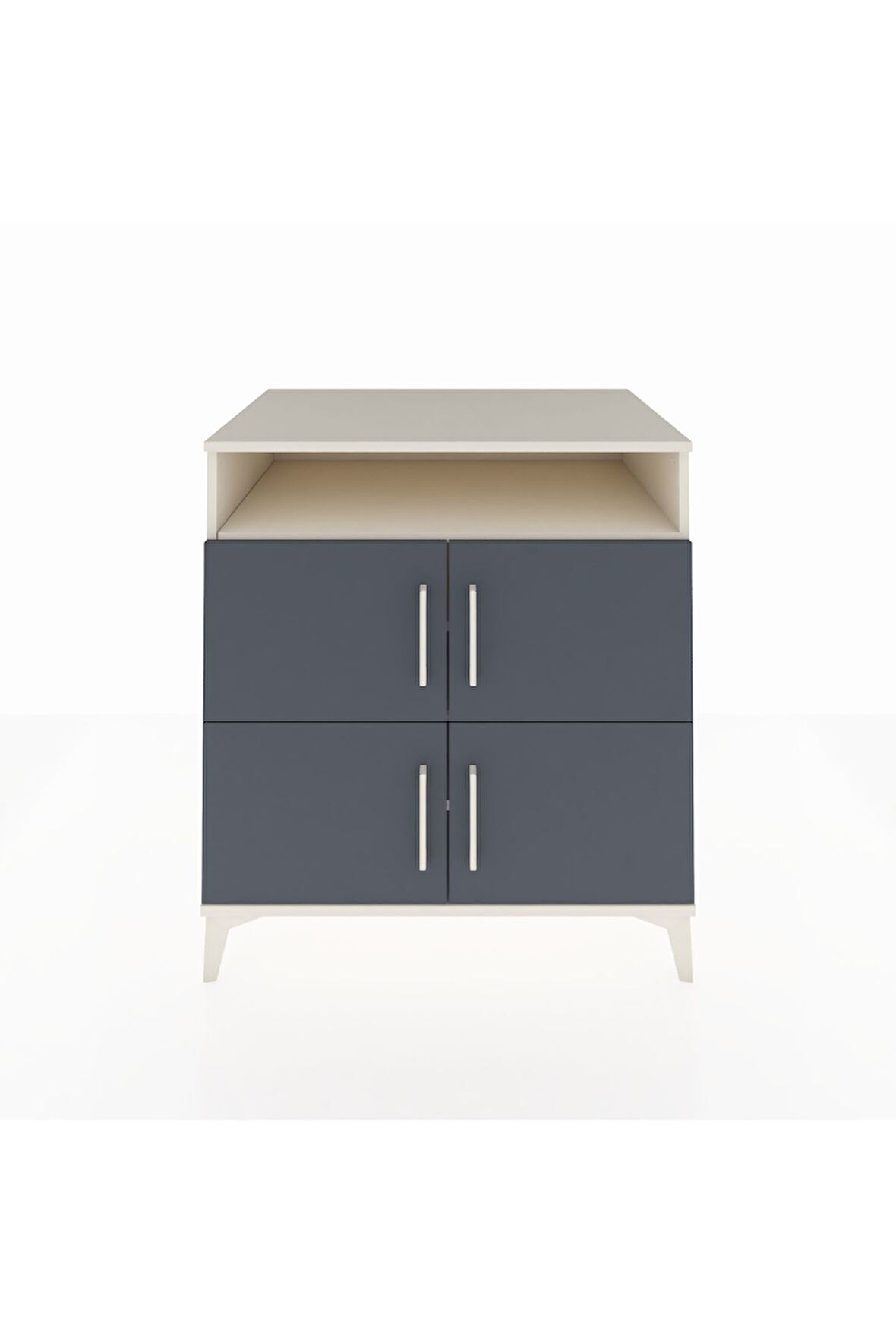 Kronos Şifonyer 4 Raflı 4 Kapaklı 88x59x96 Aytaşı-Antrasit