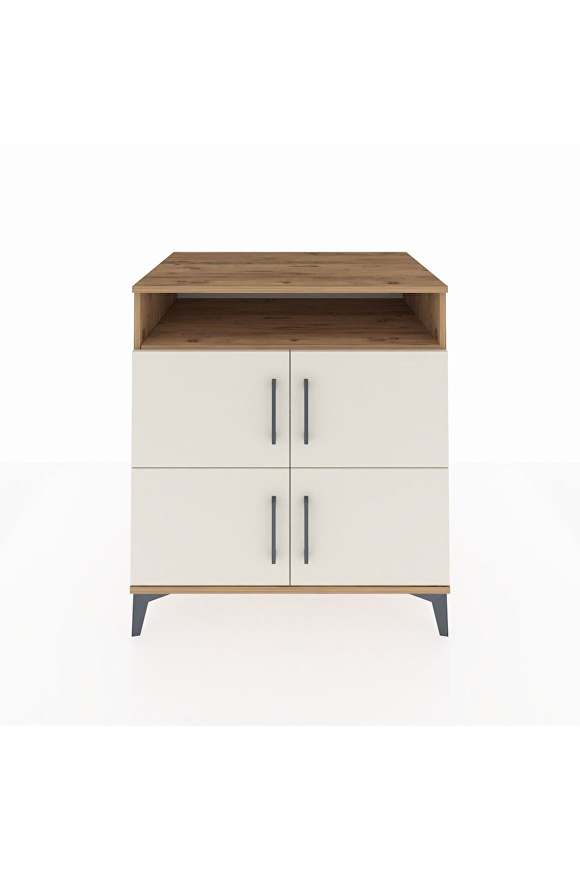 Kronos Şifonyer 4 Raflı 4 Kapaklı 88x59x96 Çam-Aytaşı