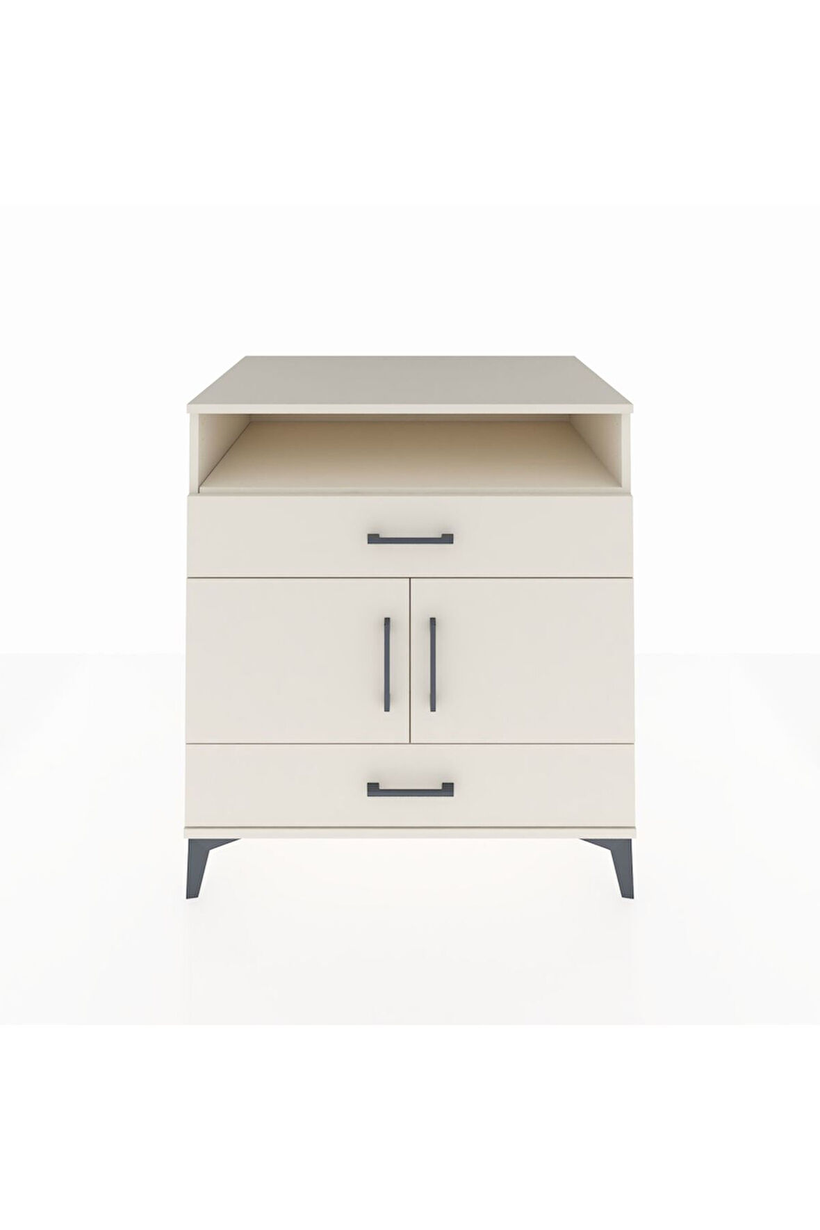 Kronos Şifonyer 2 Raflı 2 Çekmeceli 2 Kapaklı 88x59x96 Aytaşı-Aytaşı