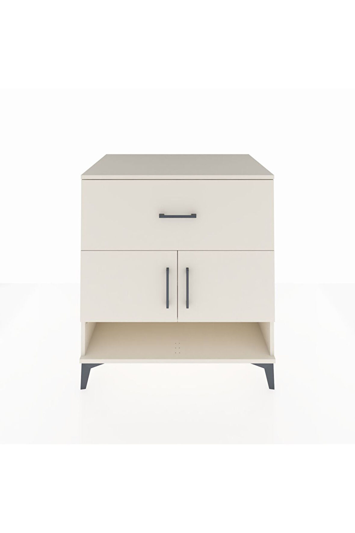 Kronos Şifonyer 2 Raflı Tek Çekmeceli 2 Kapaklı 88x59x96 Aytaşı-Aytaşı