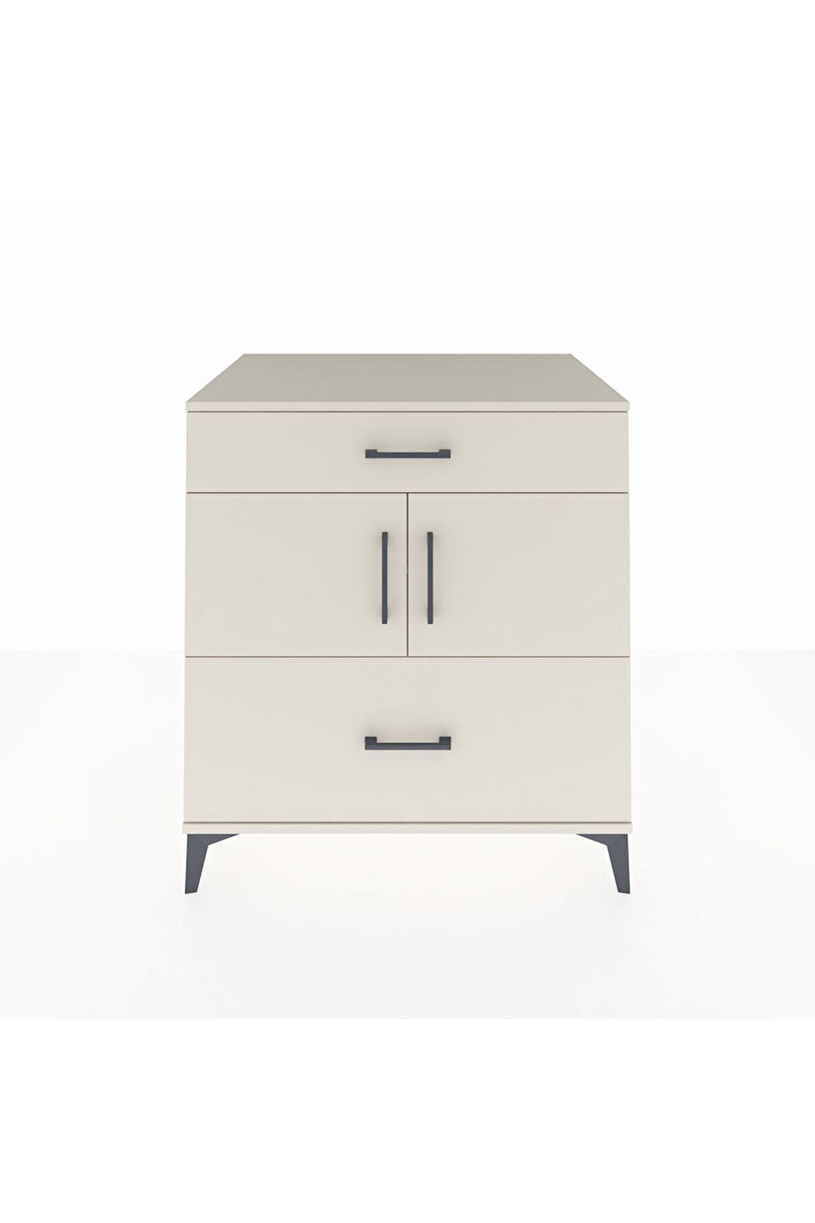 Kronos Şifonyer 2 Raflı 2 Çekmeceli 2 Kapaklı 88x59x96 Aytaşı-Aytaşı