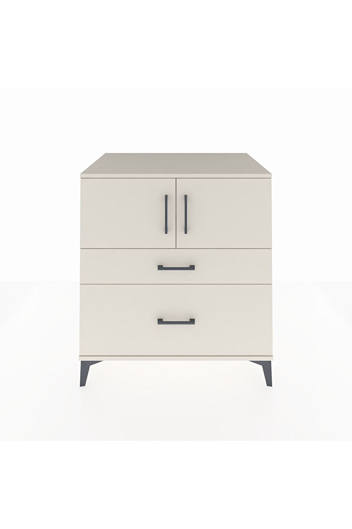 Kronos Şifonyer 2 Raflı 2 Çekmeceli 2 Kapaklı 88x59x96 Aytaşı-Aytaşı