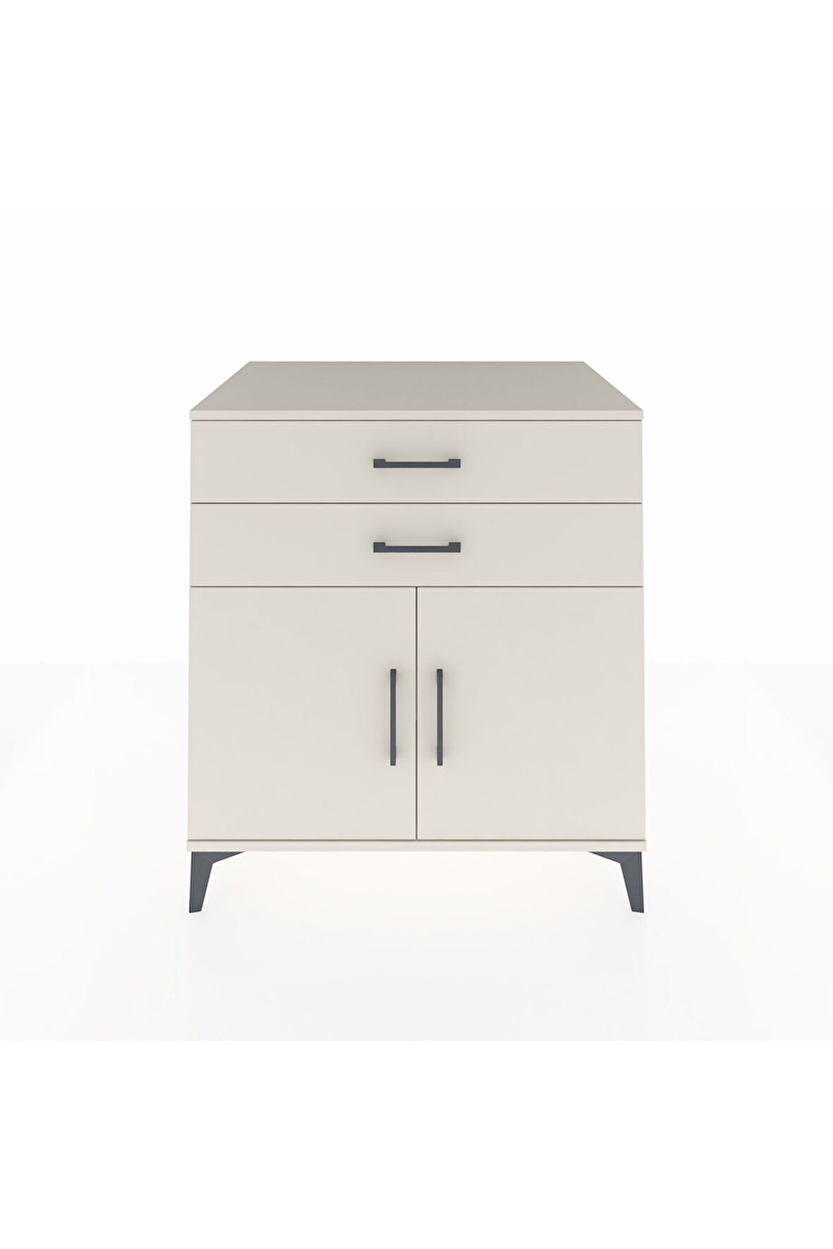 Kronos Şifonyer Tek Raflı 2 Çekmeceli 2 Kapaklı 88x59x96 Aytaşı-Aytaşı