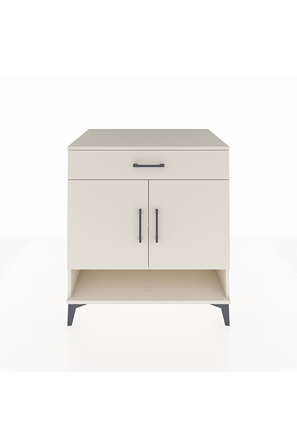 Kronos Şifonyer 2 Raflı Tek Çekmeceli 2 Kapaklı 88x59x96 Aytaşı-Aytaşı