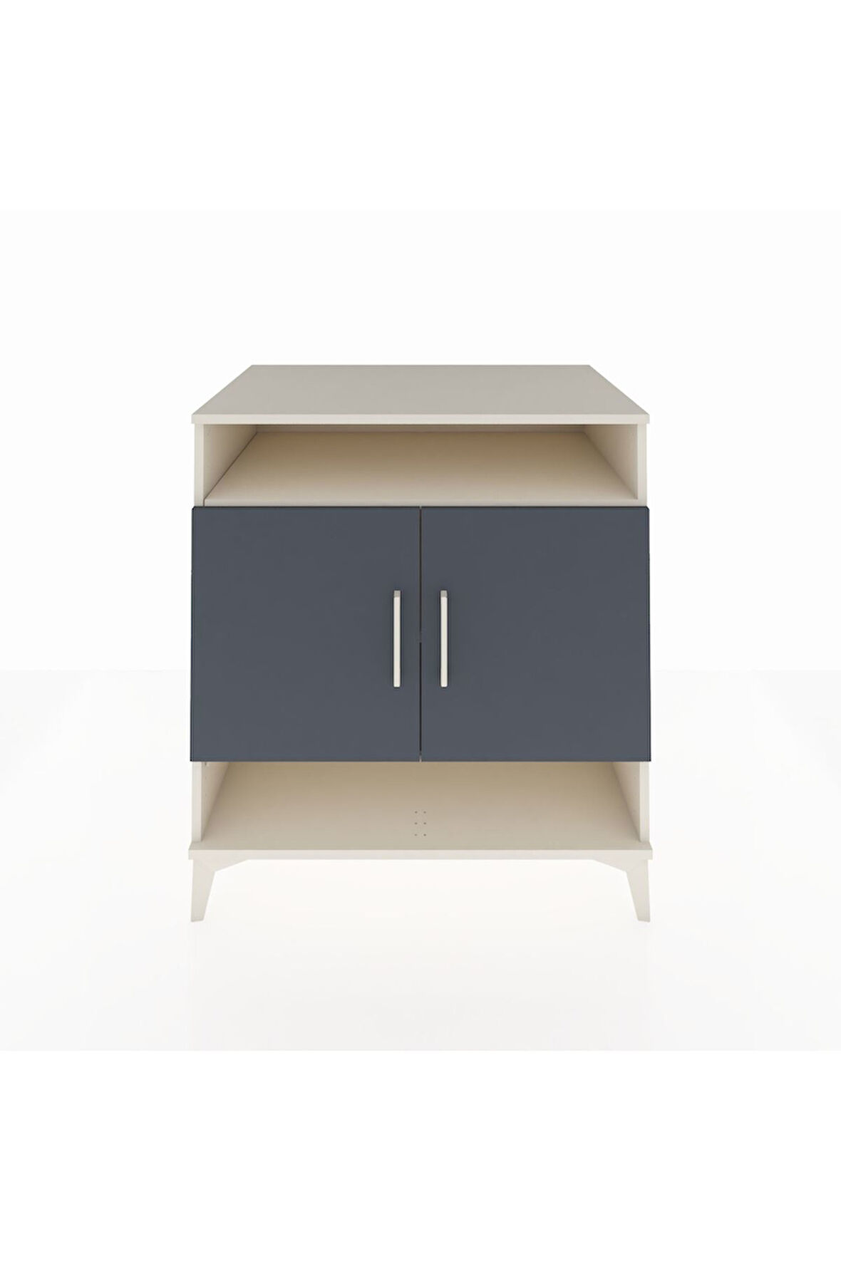 Kronos Şifonyer 3 Raflı 2 Kapaklı 88x59x96 Aytaşı-Antrasit