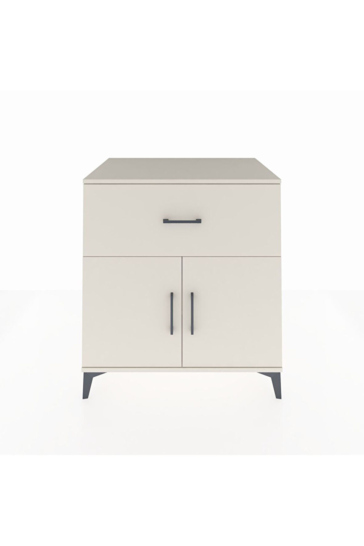 Kronos Şifonyer Tek Raflı Tek Çekmeceli 2 Kapaklı 88x59x96 Aytaşı-Aytaşı