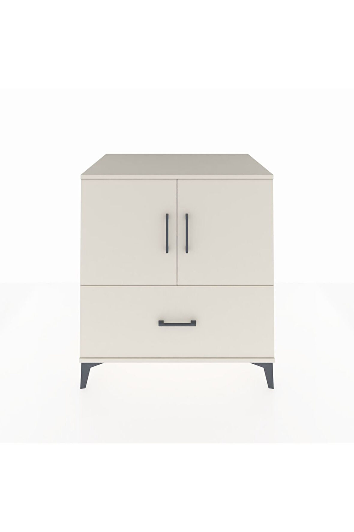 Kronos Şifonyer 2 Raflı Tek Çekmeceli 2 Kapaklı 88x59x96 Aytaşı-Aytaşı