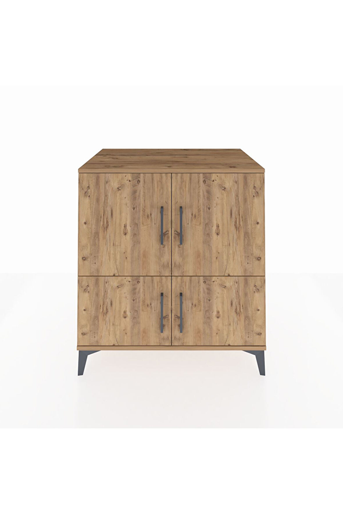 Kronos Şifonyer 3 Raflı 4 Kapaklı 88x59x96 Çam-Çam