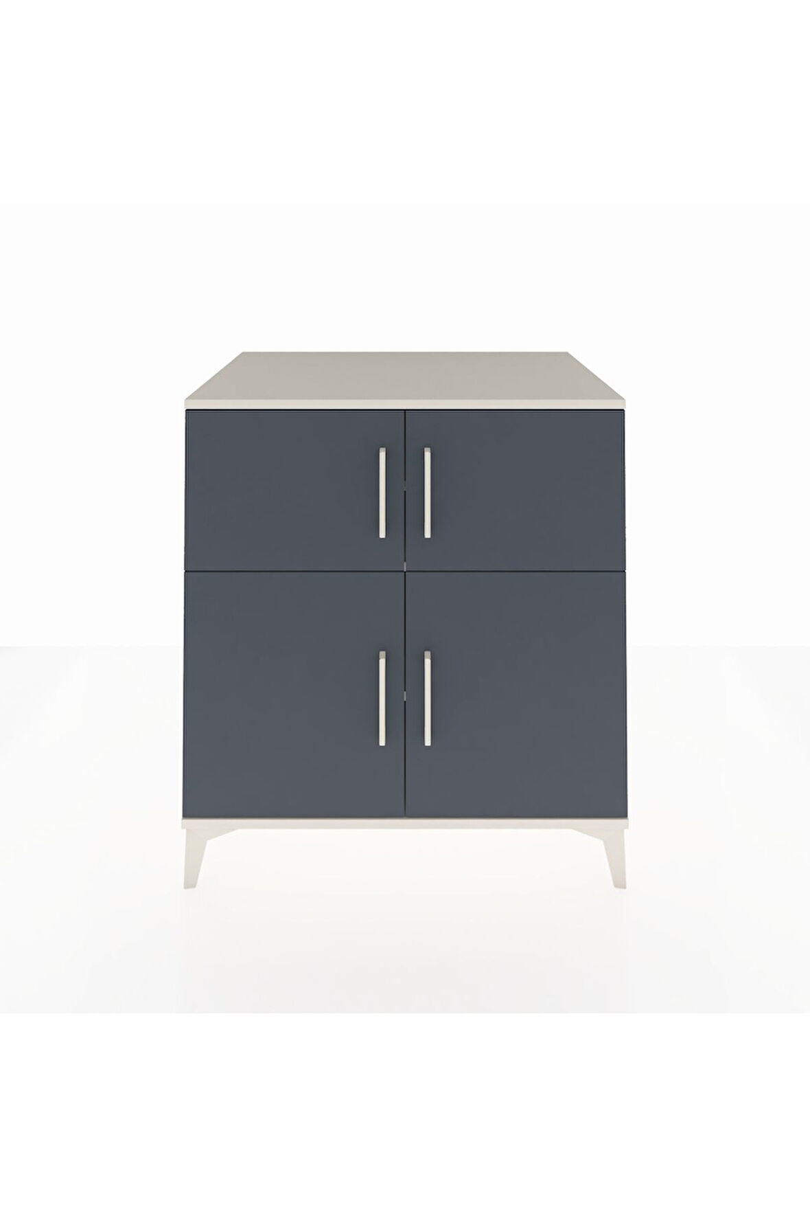 Kronos Şifonyer 3 Raflı 4 Kapaklı 88x59x96 Aytaşı-Antrasit