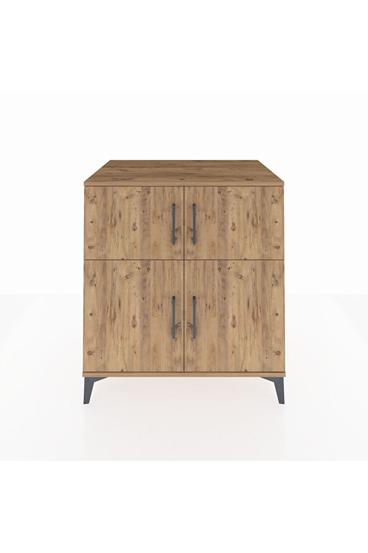 Kronos Şifonyer 3 Raflı 4 Kapaklı 88x59x96 Çam-Çam