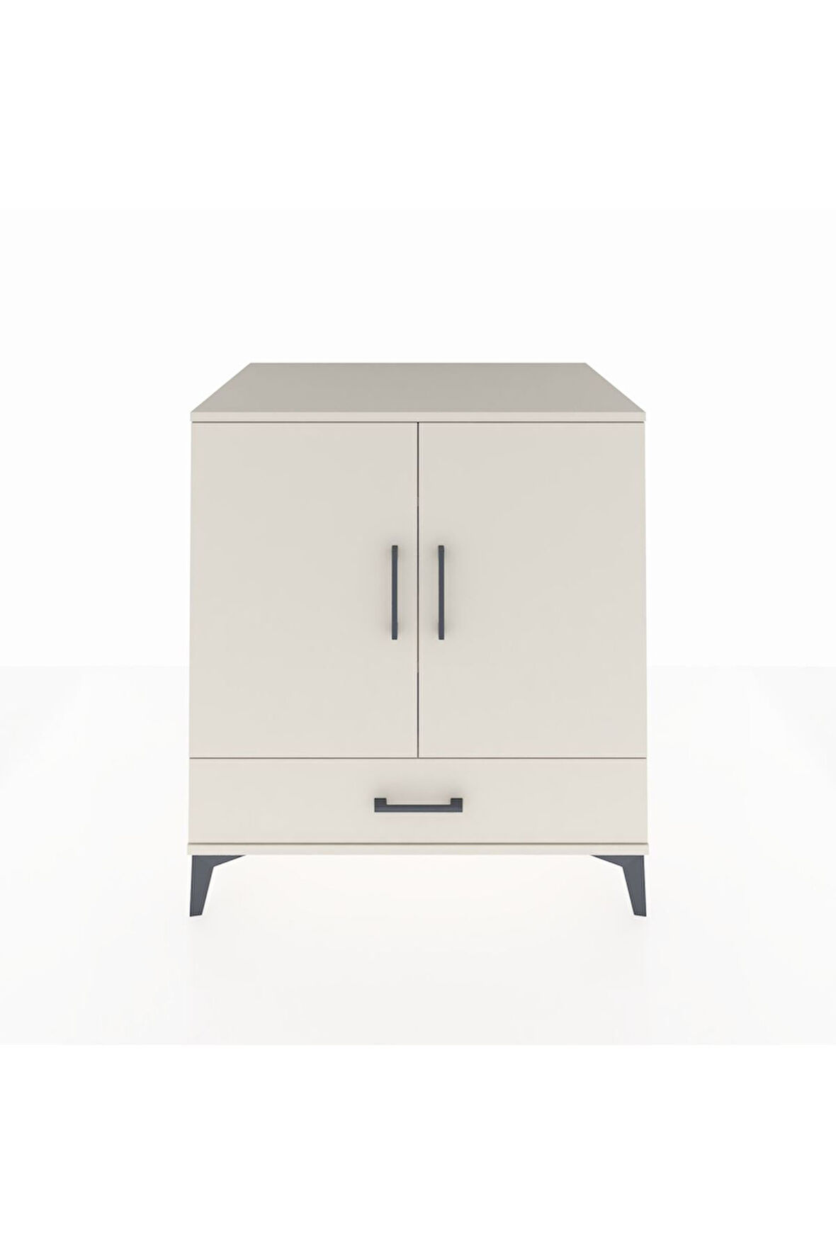 Kronos Şifonyer 3 Raflı Tek Çekmeceli 2 Kapaklı 88x59x96 Aytaşı-Aytaşı