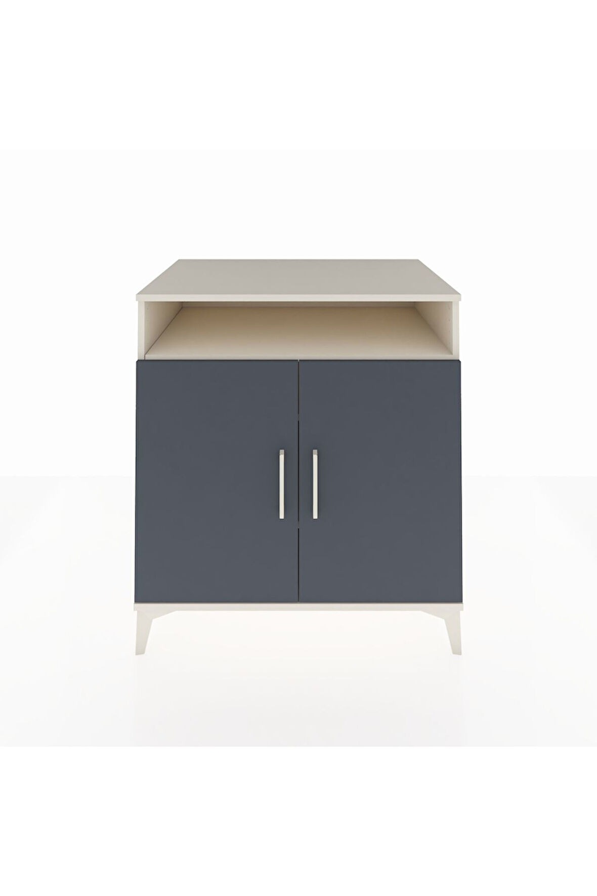 Kronos Şifonyer 3 Raflı 2 Kapaklı 88x59x96 Aytaşı-Antrasit