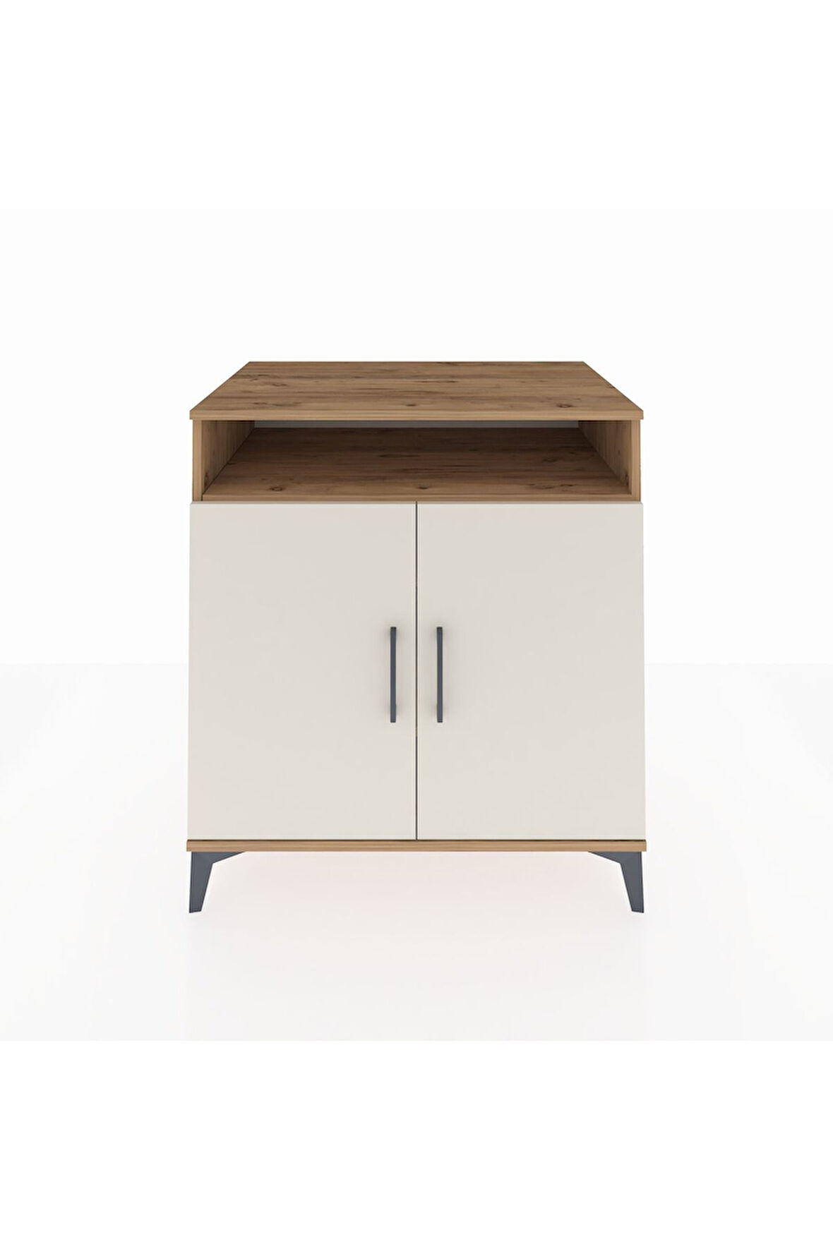 Kronos Şifonyer 3 Raflı 2 Kapaklı 88x59x96 Çam-Aytaşı