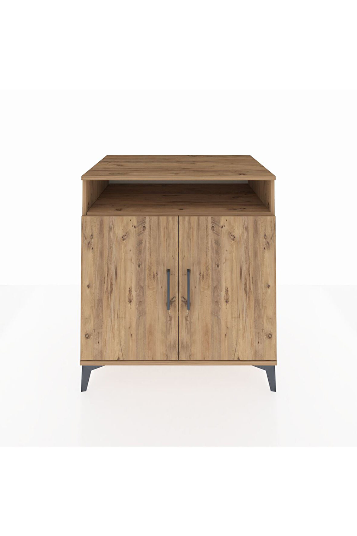 Kronos Şifonyer 3 Raflı 2 Kapaklı 88x59x96 Çam-Çam