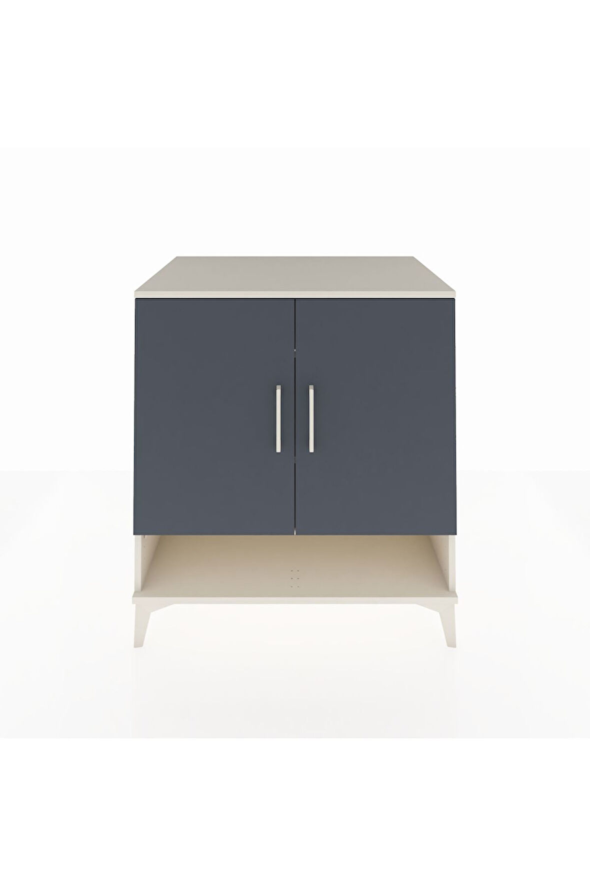 Kronos Şifonyer 3 Raflı 2 Kapaklı 88x59x96 Aytaşı-Antrasit