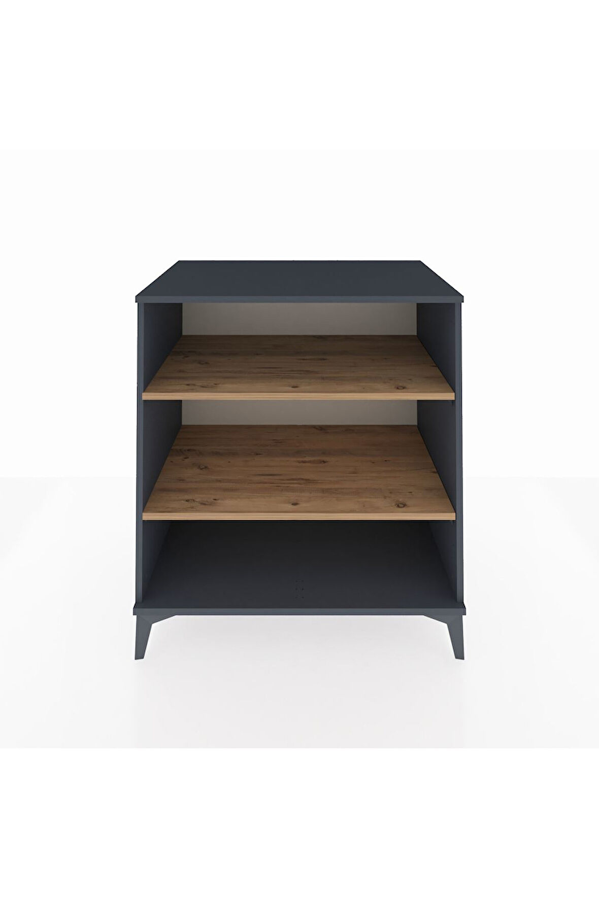 Kronos Şifonyer 2 Raflı 88x59x96 Antrasit-Çam
