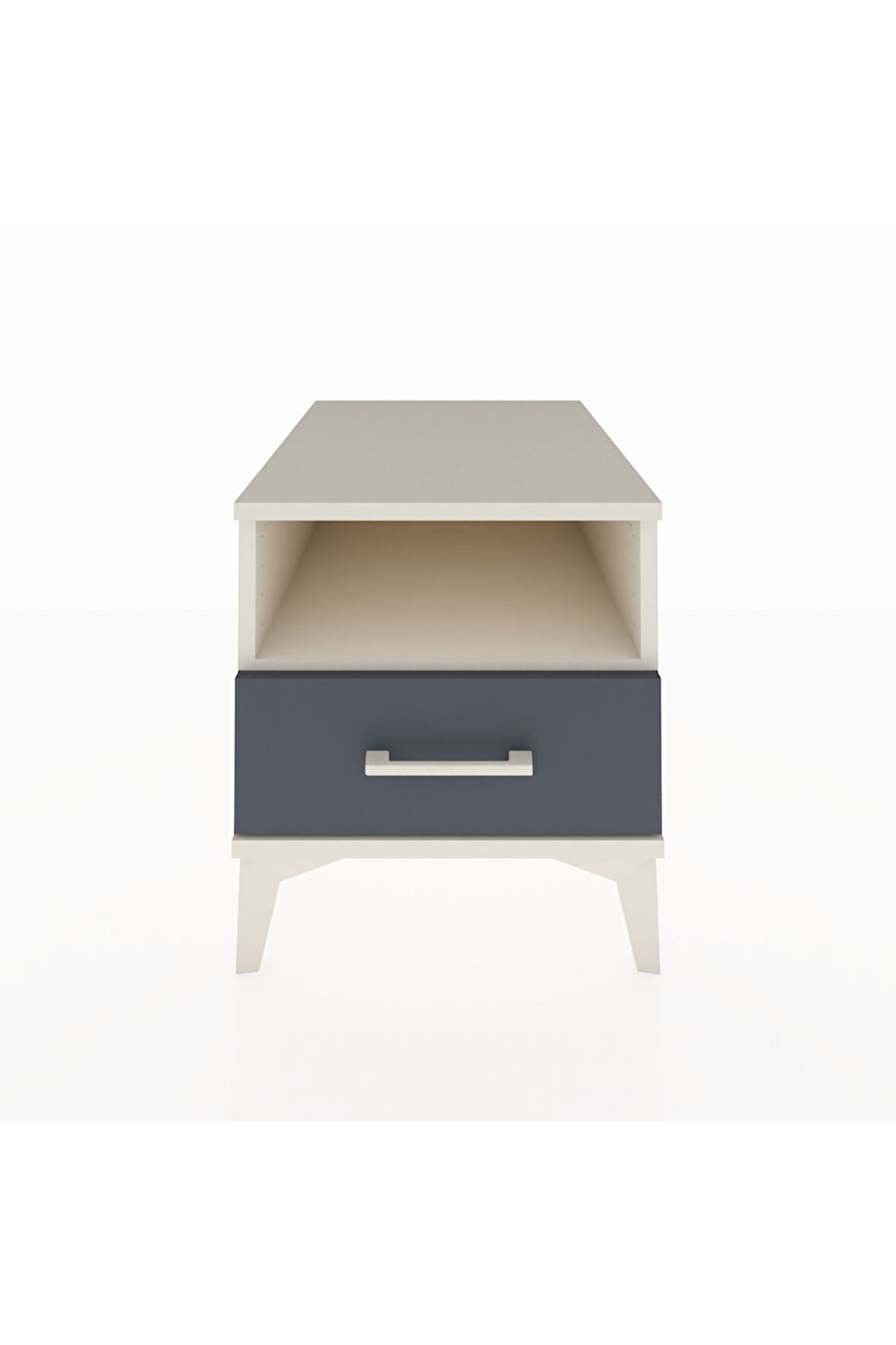 Kronos Komodin Tek Raflı Tek Çekmeceli 44x59x48 Aytaşı-Antrasit