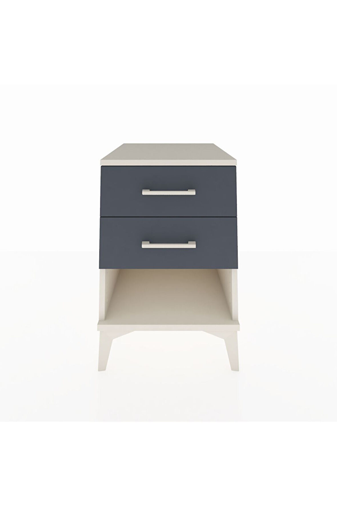 Kronos Komodin 2 Çekmeceli 44x59x64 Aytaşı-Antrasit