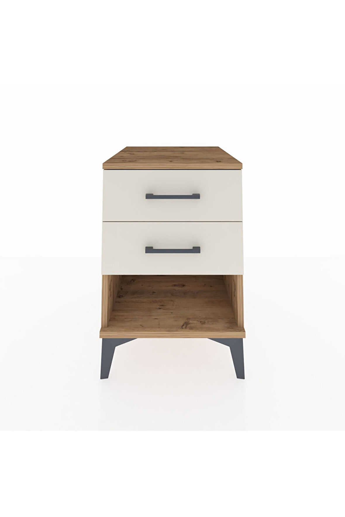 Kronos Komodin 2 Çekmeceli 44x59x64 Çam-Aytaşı