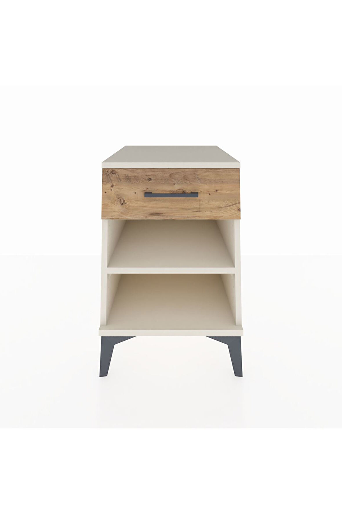 Kronos Komodin Tek Raflı Tek Çekmeceli 44x59x64 Aytaşı-Çam