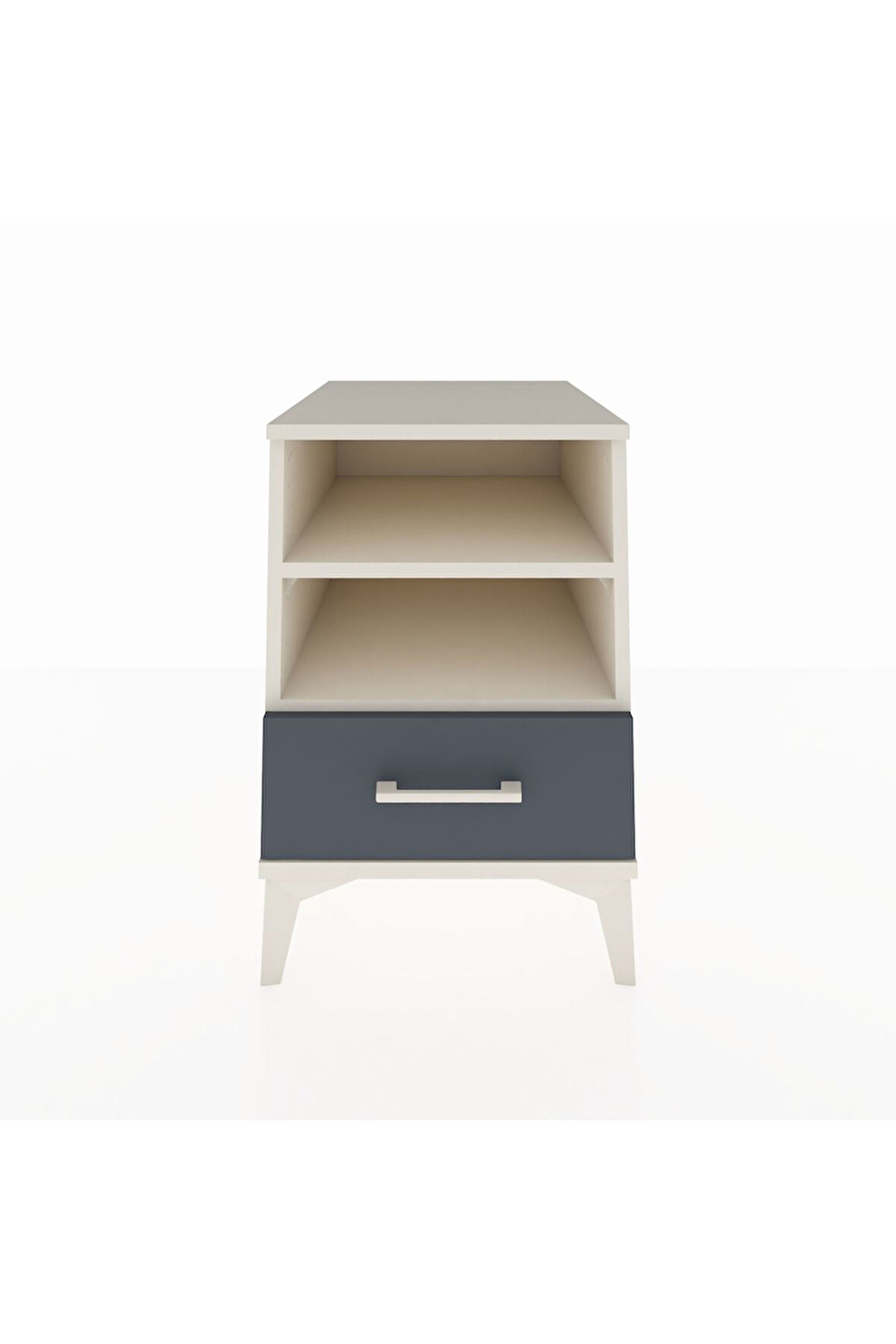 Kronos Komodin 2 Raflı Tek Çekmeceli 44x59x64 Aytaşı-Antrasit