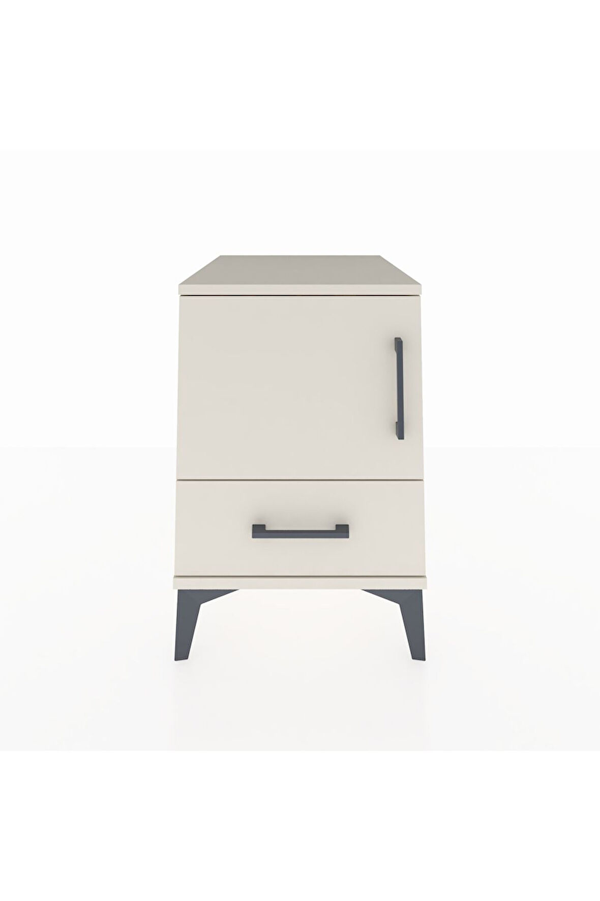 Kronos Komodin 2 Raflı Tek Çekmeceli Tek Kapaklı 44x59x64 Aytaşı-Aytaşı