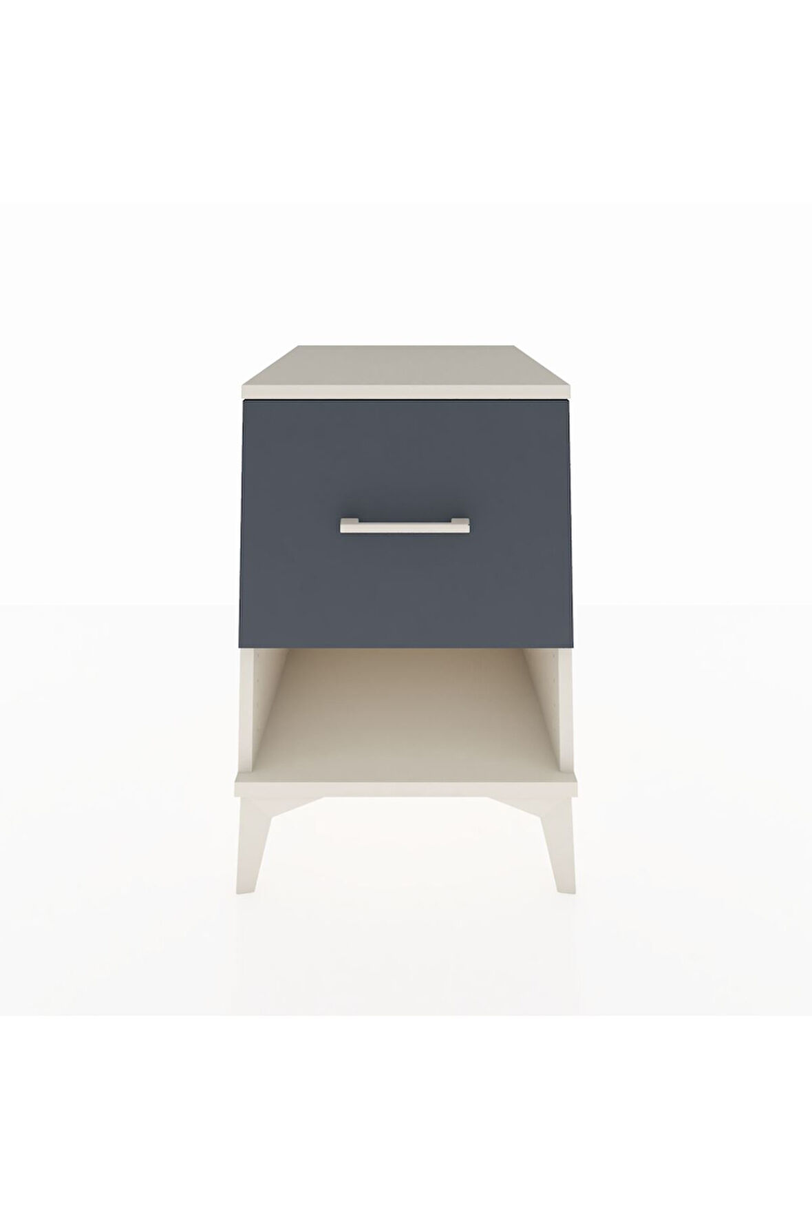 Kronos Komodin Tek Çekmeceli 44x59x64 Aytaşı-Antrasit