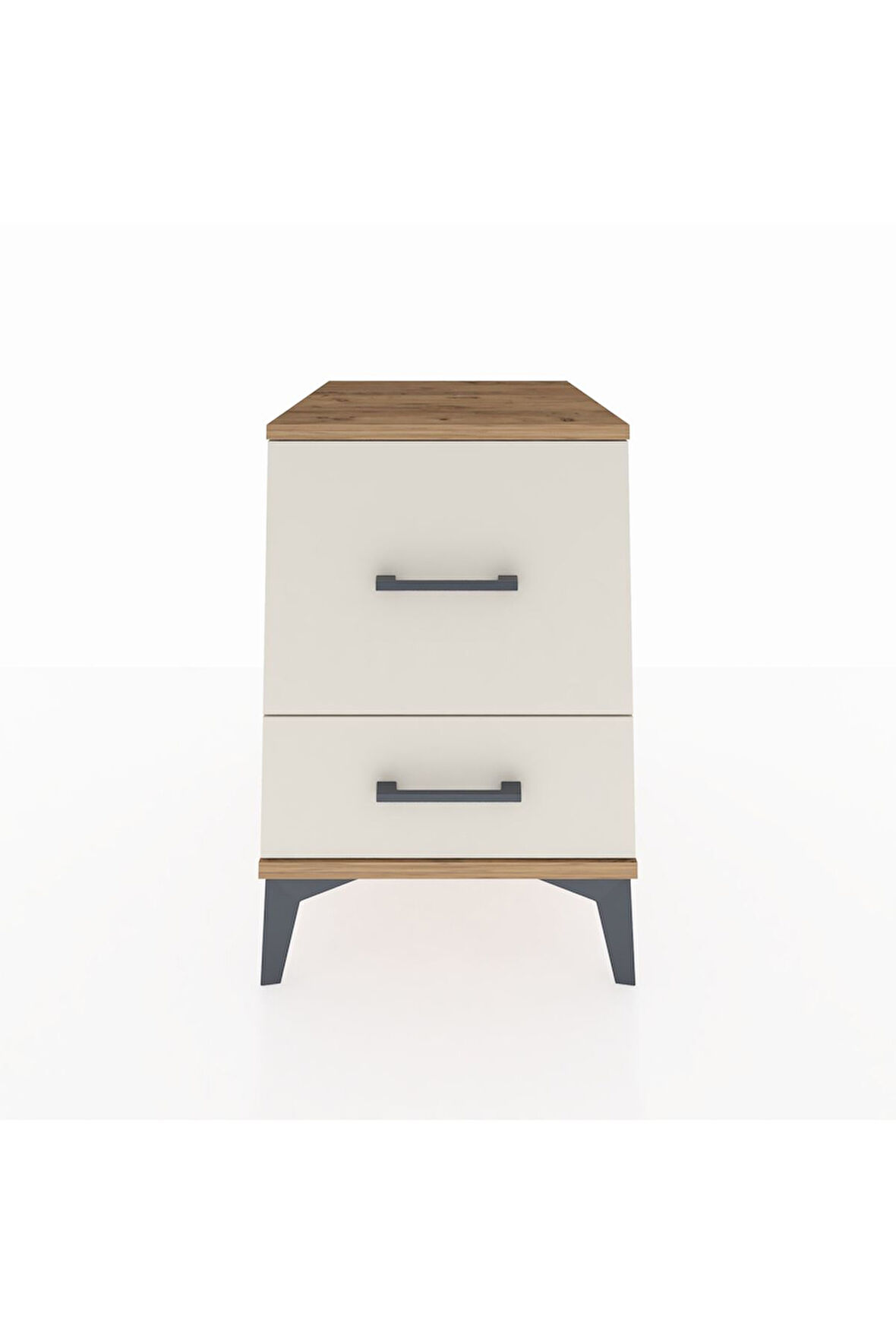 Kronos Komodin 2 Çekmeceli 44x59x64 Çam-Aytaşı