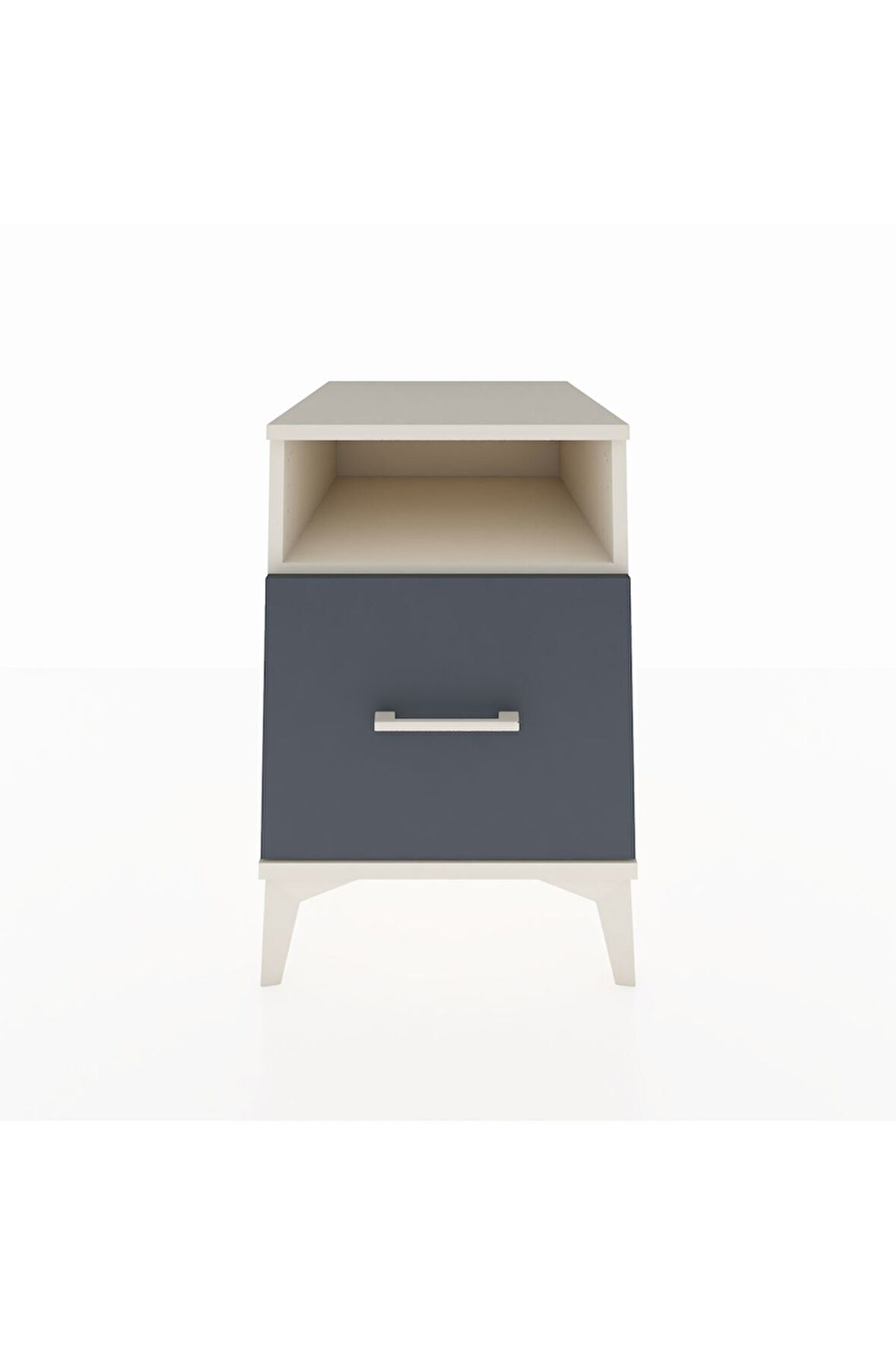 Kronos Komodin Tek Raflı Tek Çekmeceli 44x59x64 Aytaşı-Antrasit