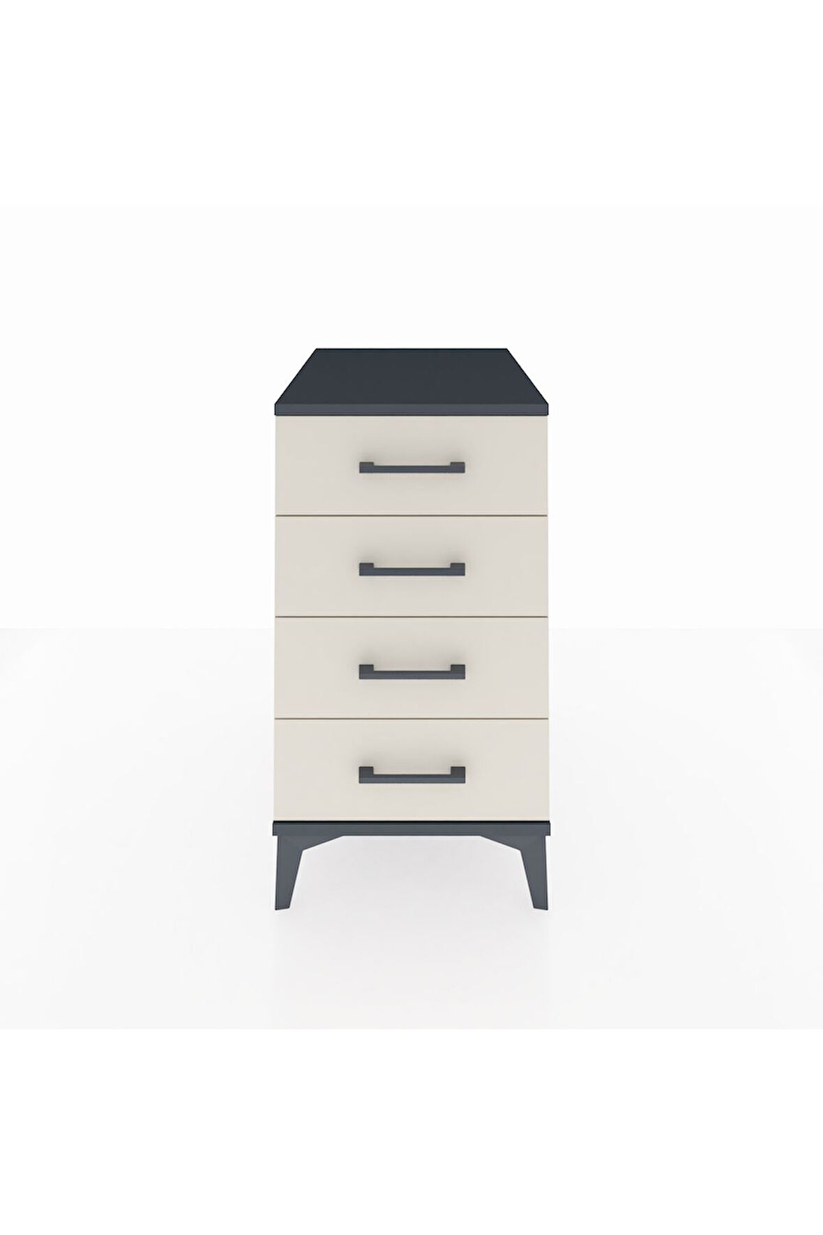 Kronos Komodin 4 Çekmeceli 44x59x80 Antrasit-Aytaşı