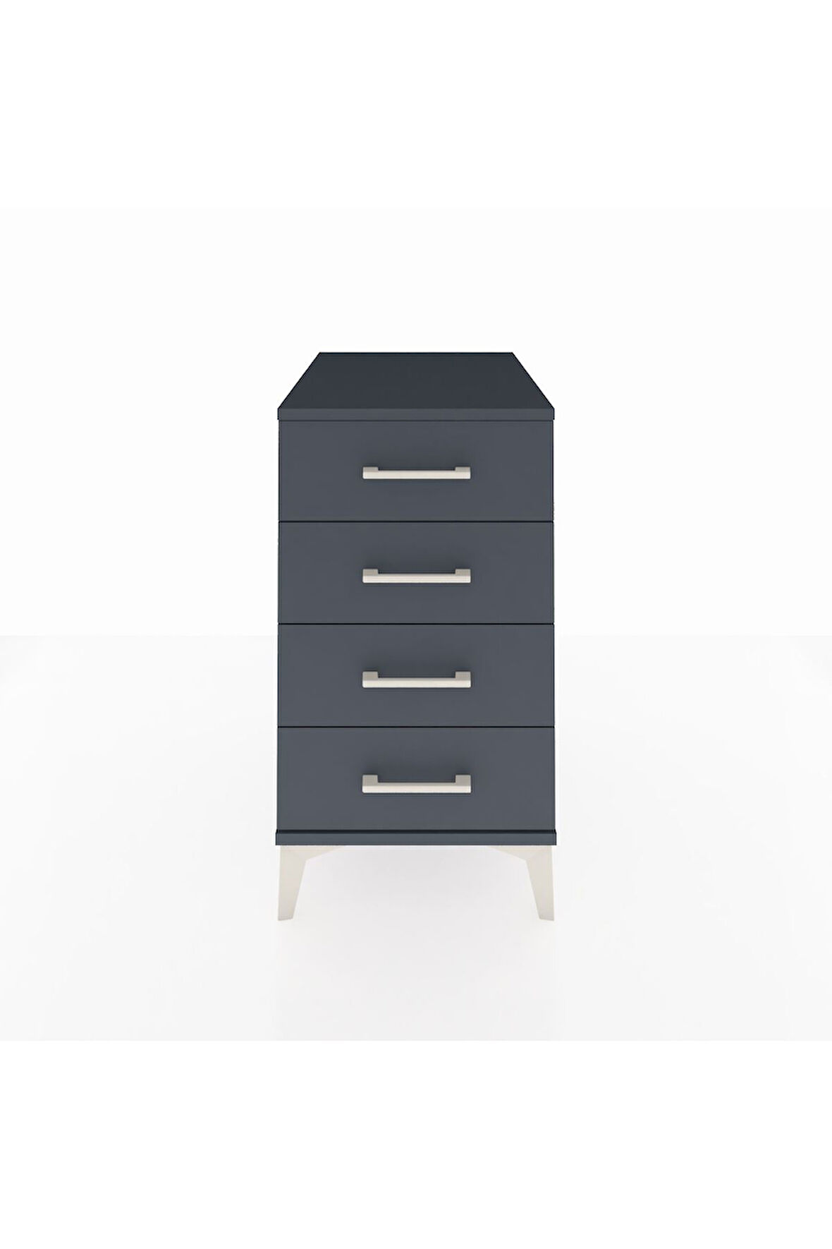 Kronos Komodin 4 Çekmeceli 44x59x80 Antrasit-Antrasit