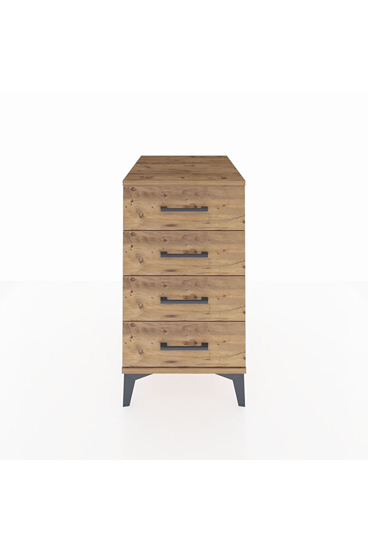 Kronos Komodin 4 Çekmeceli 44x59x80 Çam-Çam