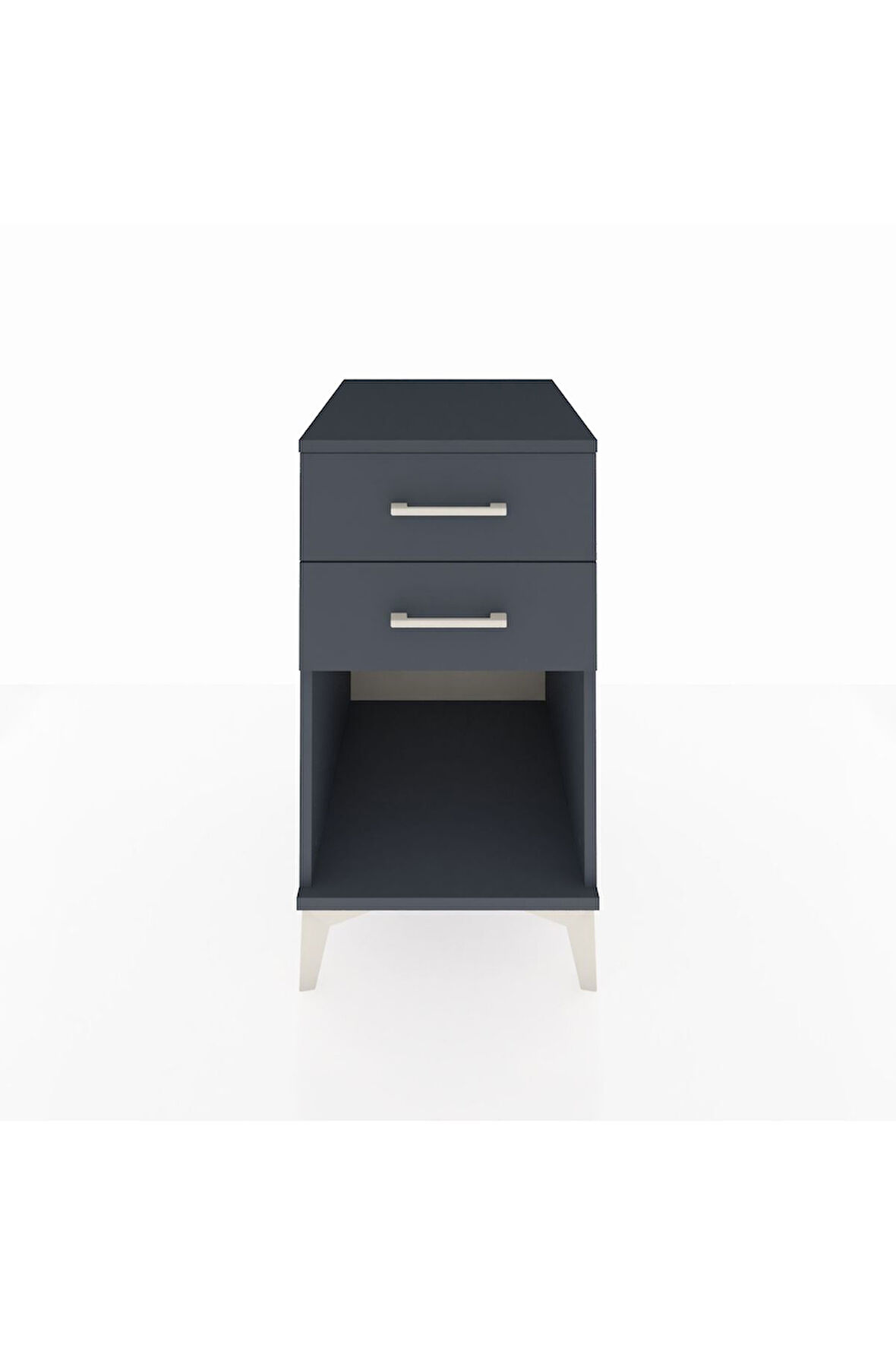 Kronos Komodin 2 Çekmeceli 44x59x80 Antrasit-Antrasit