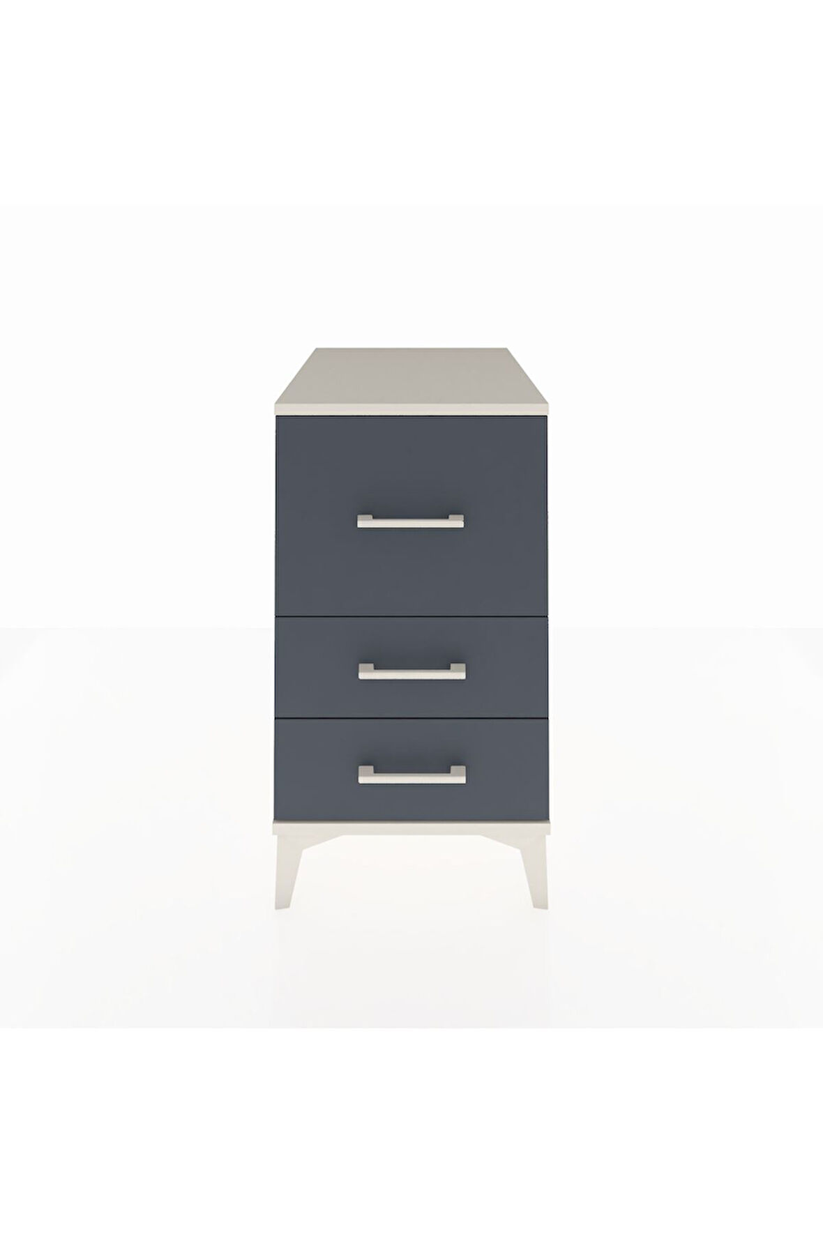 Kronos Komodin 3 Çekmeceli 44x59x80 Aytaşı-Antrasit