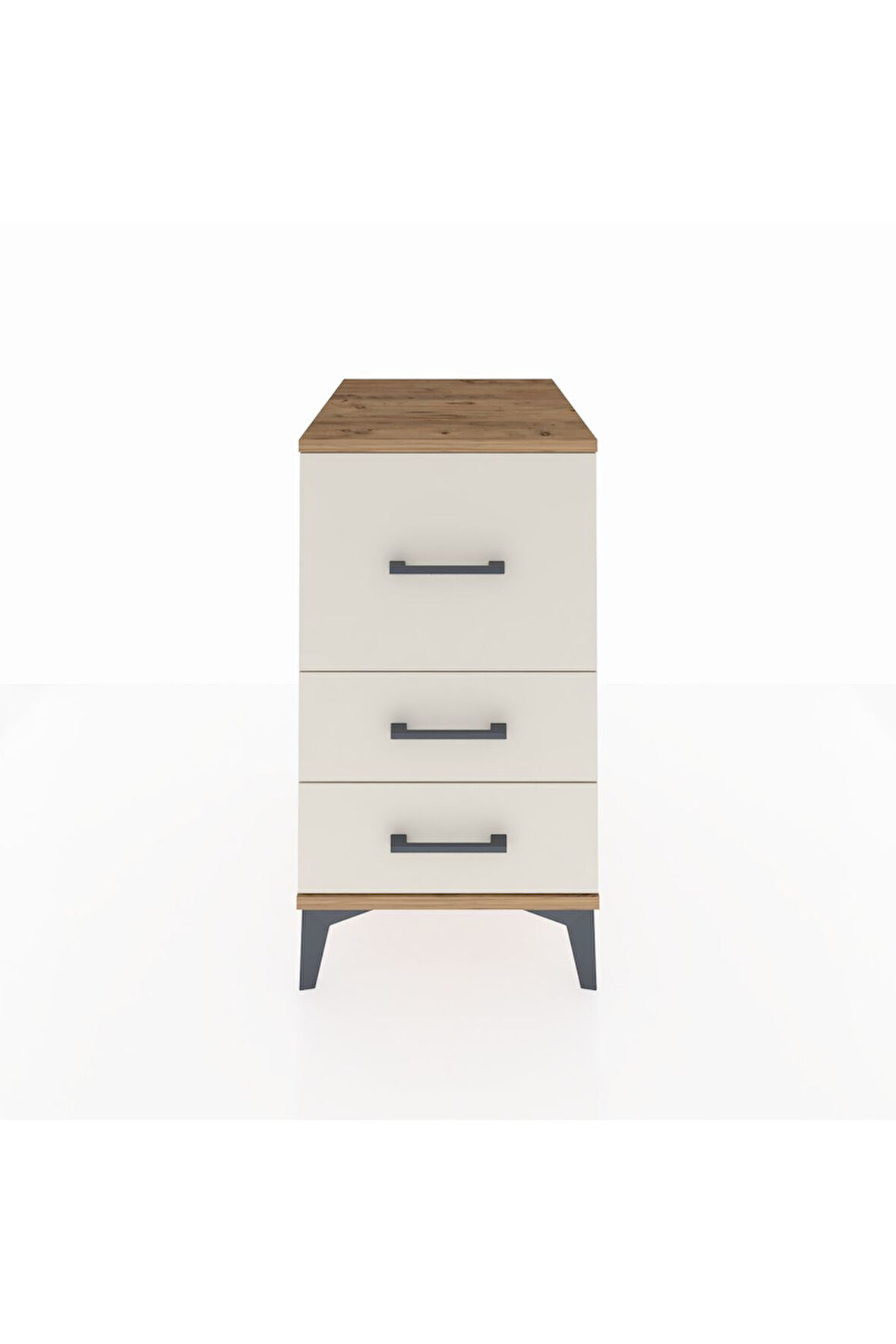 Kronos Komodin 3 Çekmeceli 44x59x80 Çam-Aytaşı